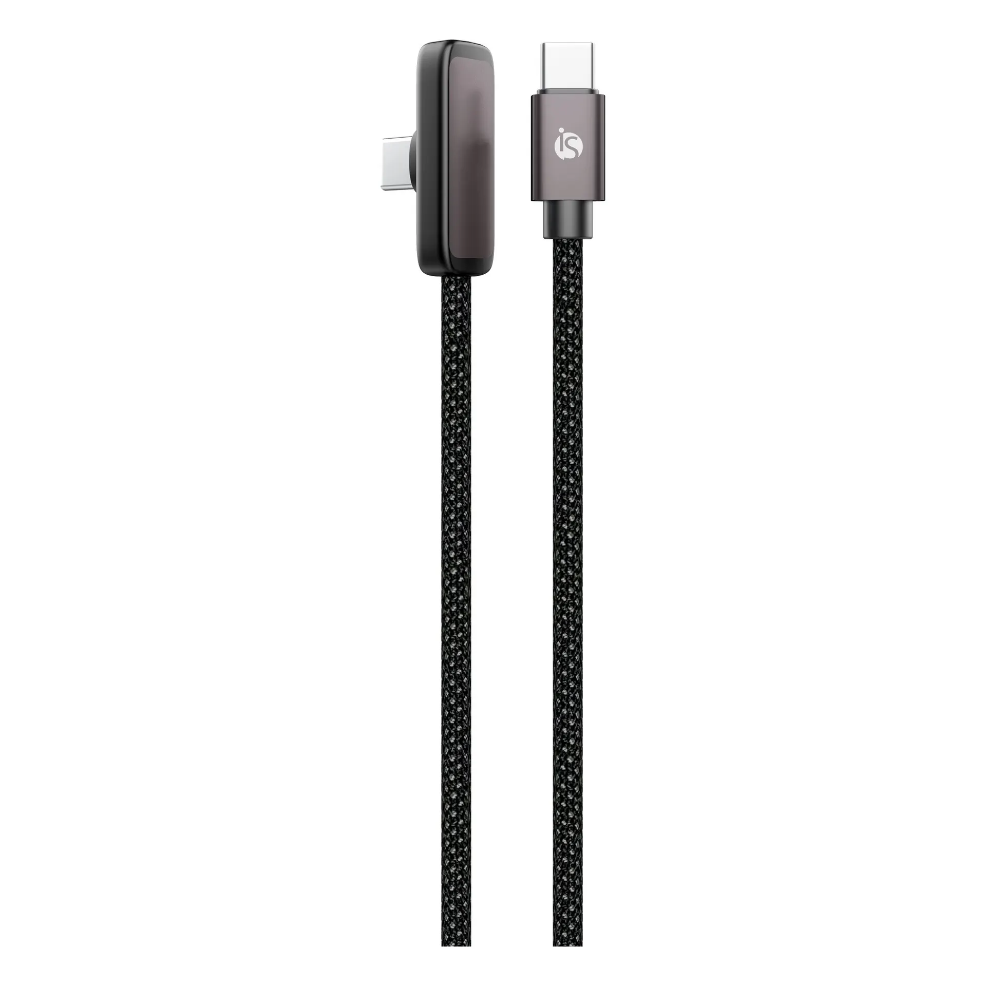 Cable USB-C de 90° amb càrrega ràpida de 60W