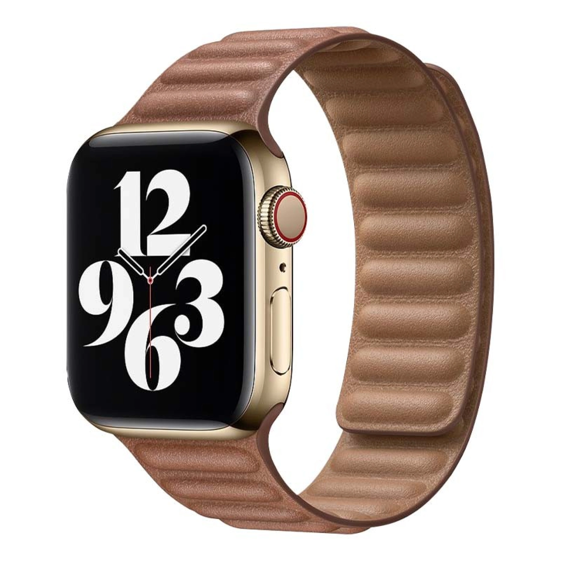 Correa Apple Watch Magnética de Cuero 38   42mm (2024) Marrón