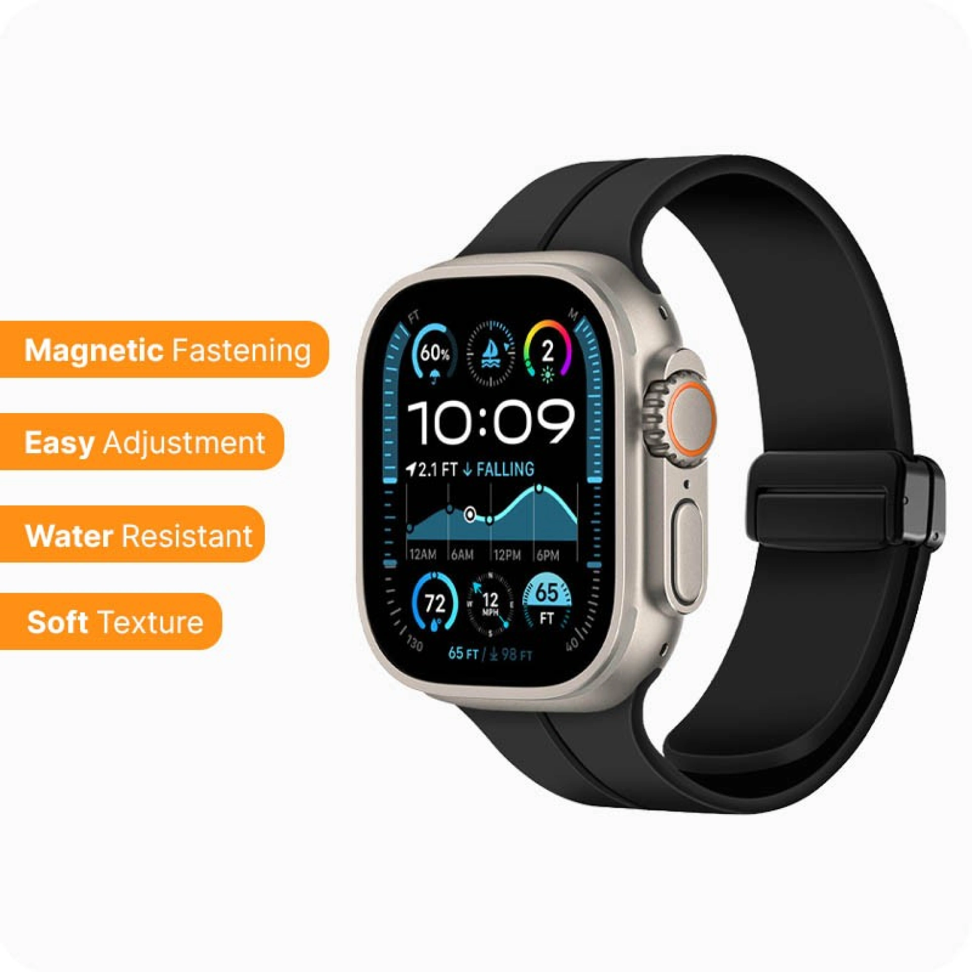 Correa de Silicona Magnética para Apple Watch