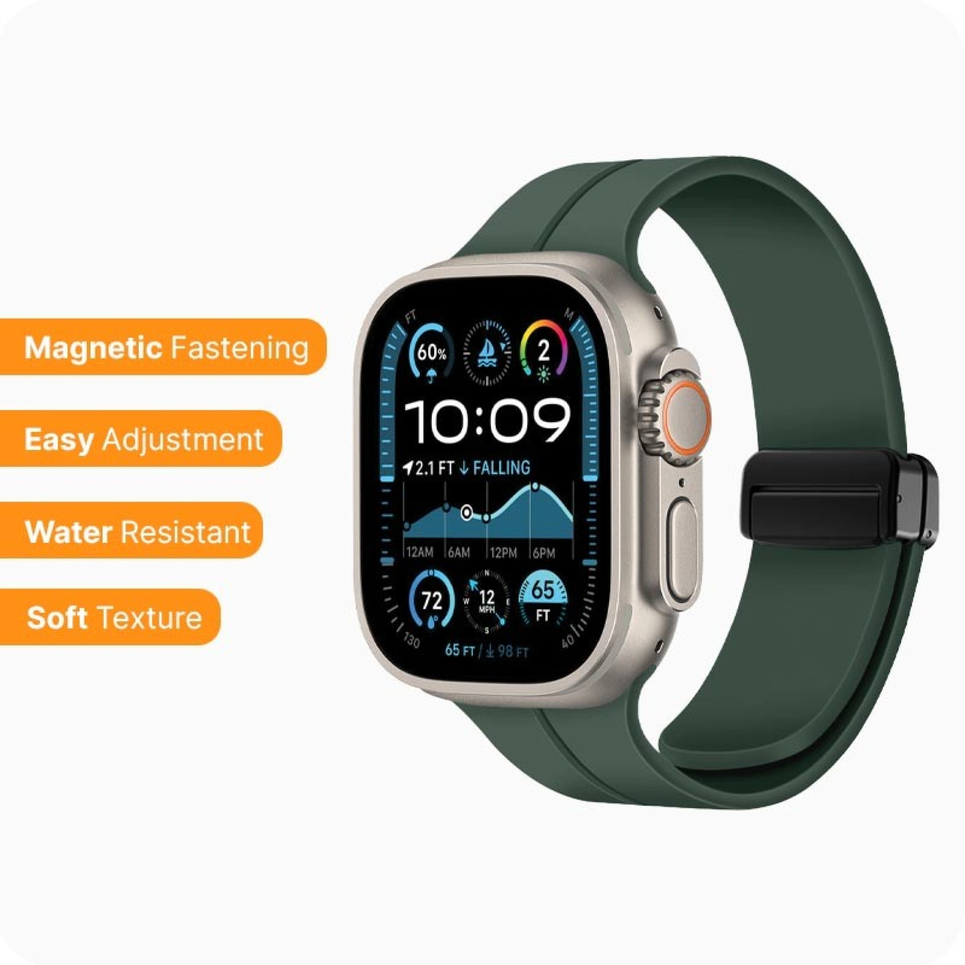 Correa de Silicona Magnética para Apple Watch