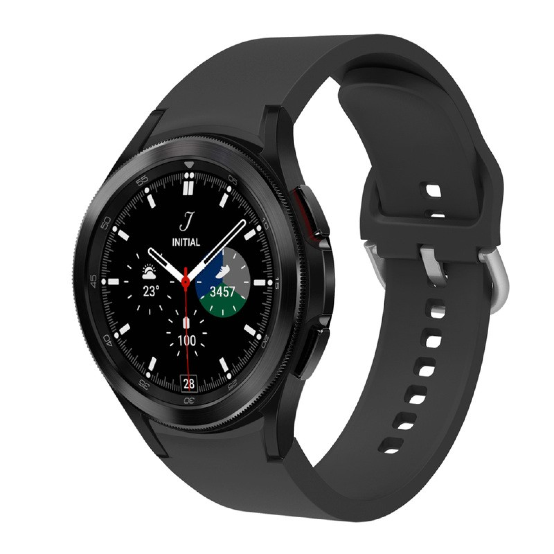 Correa Samsung Galaxy Watch Silicon Negro Watch4 Classic