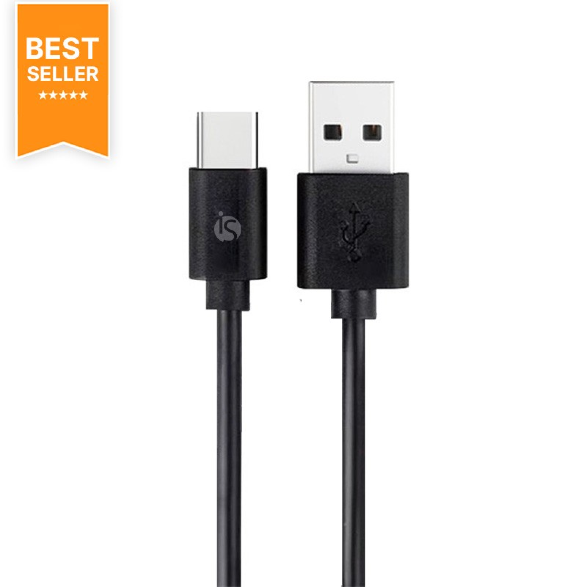 Cable USB a USB-C 1 m 2A Negro