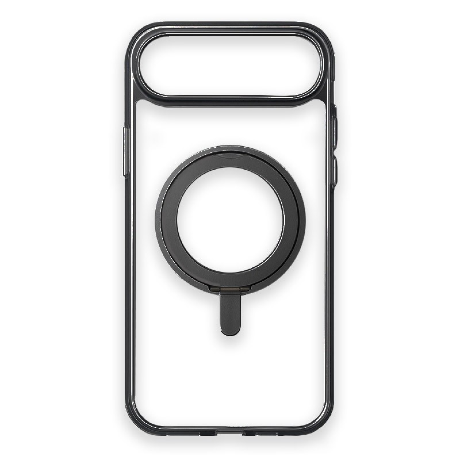 Funda iPhone con Ring Holder 12 Pro Max Titanio