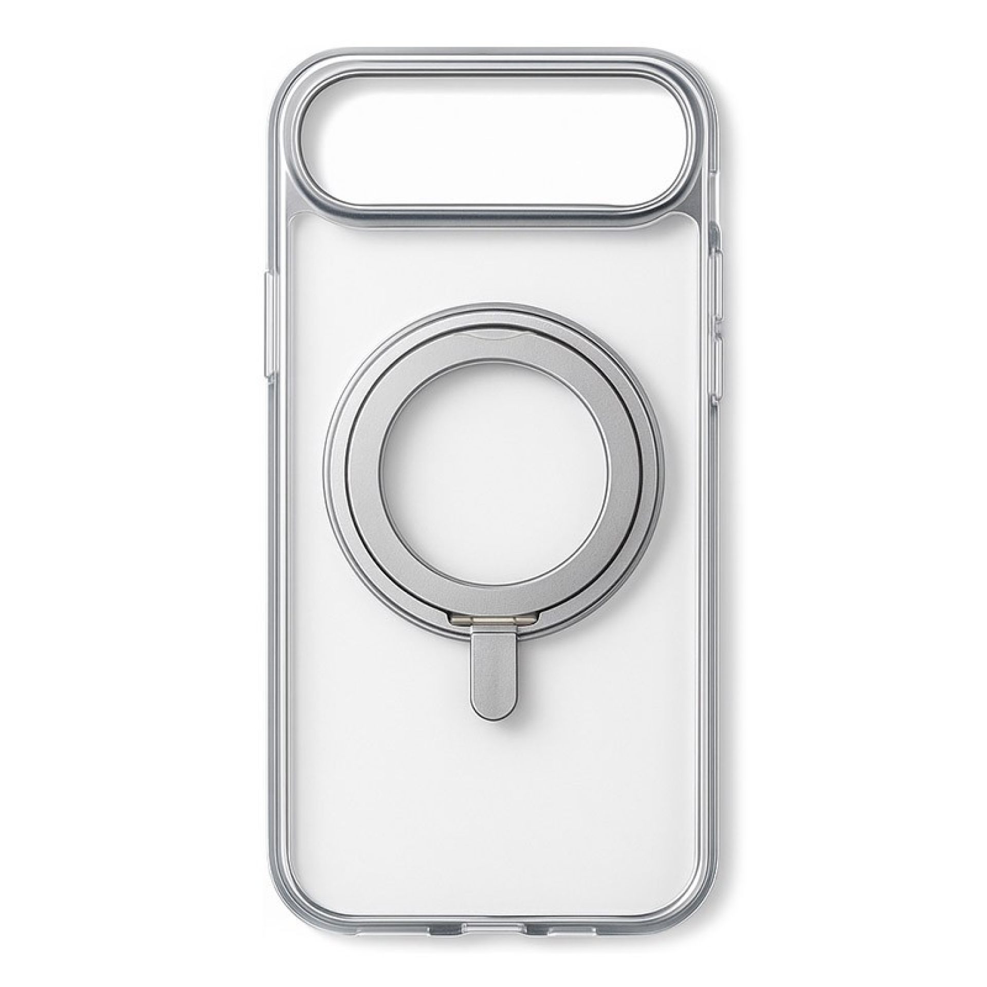 Funda iPhone con Ring Holder 16 Pro Plateado