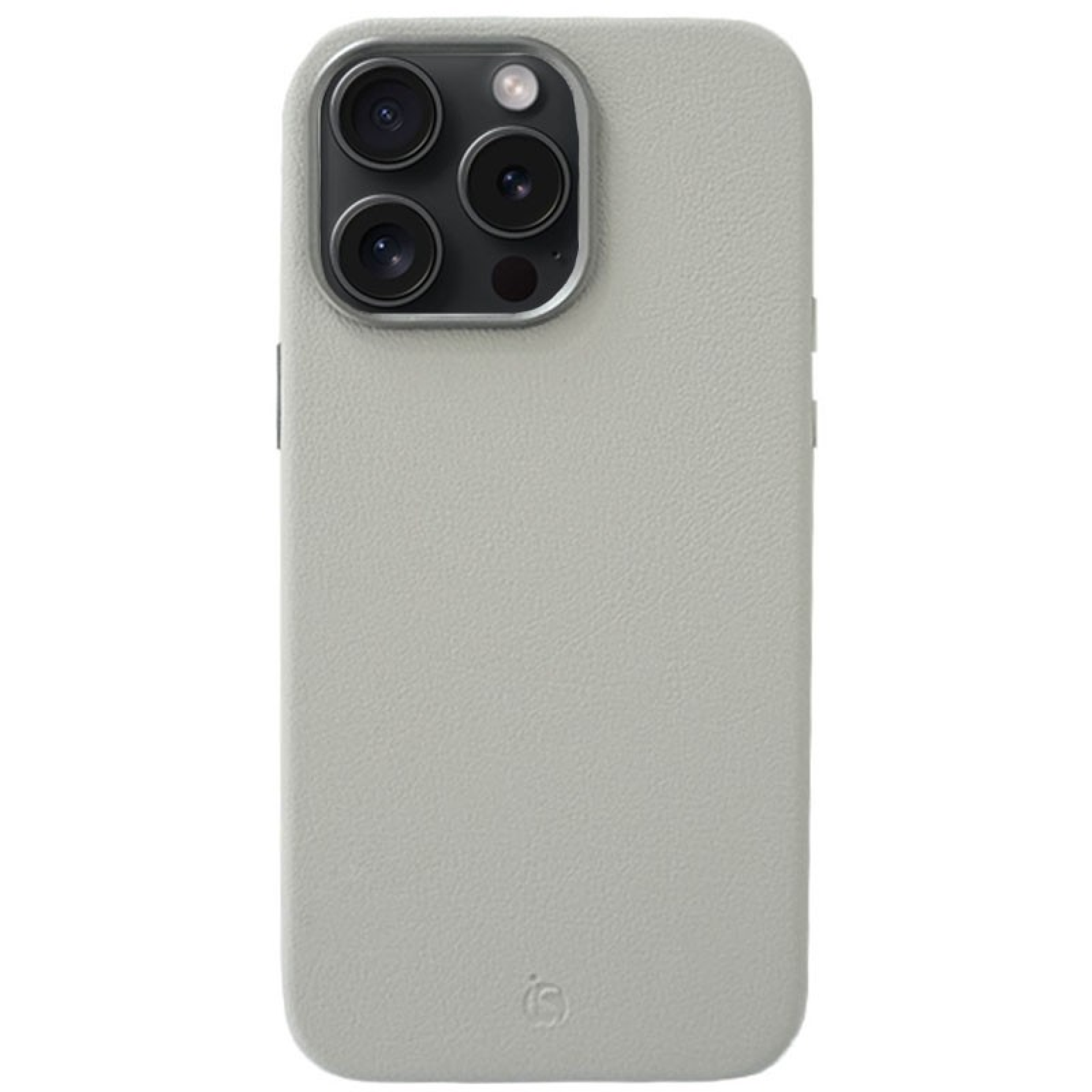 Funda de Cuero MagSafe Blanco iPhone 16 Pro Max