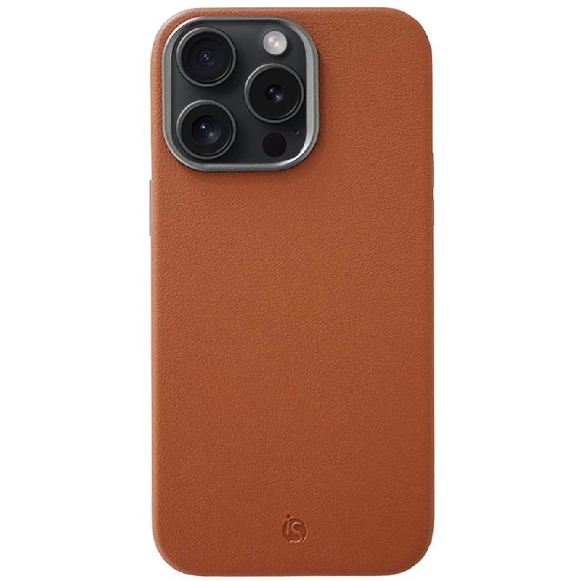 Funda de Cuero MagSafe iPhone 16 Pro Max Marrón