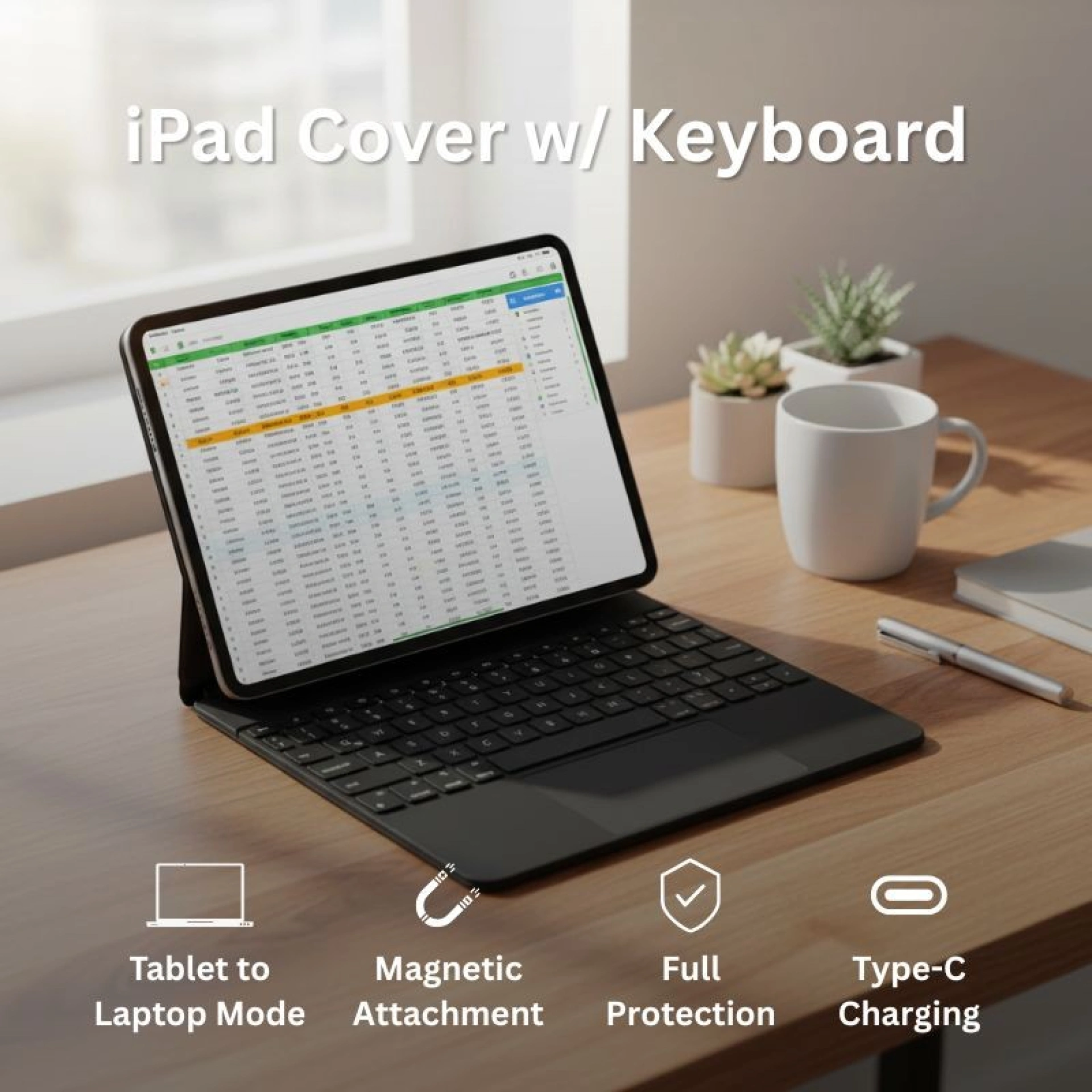Funda iPad con Teclado