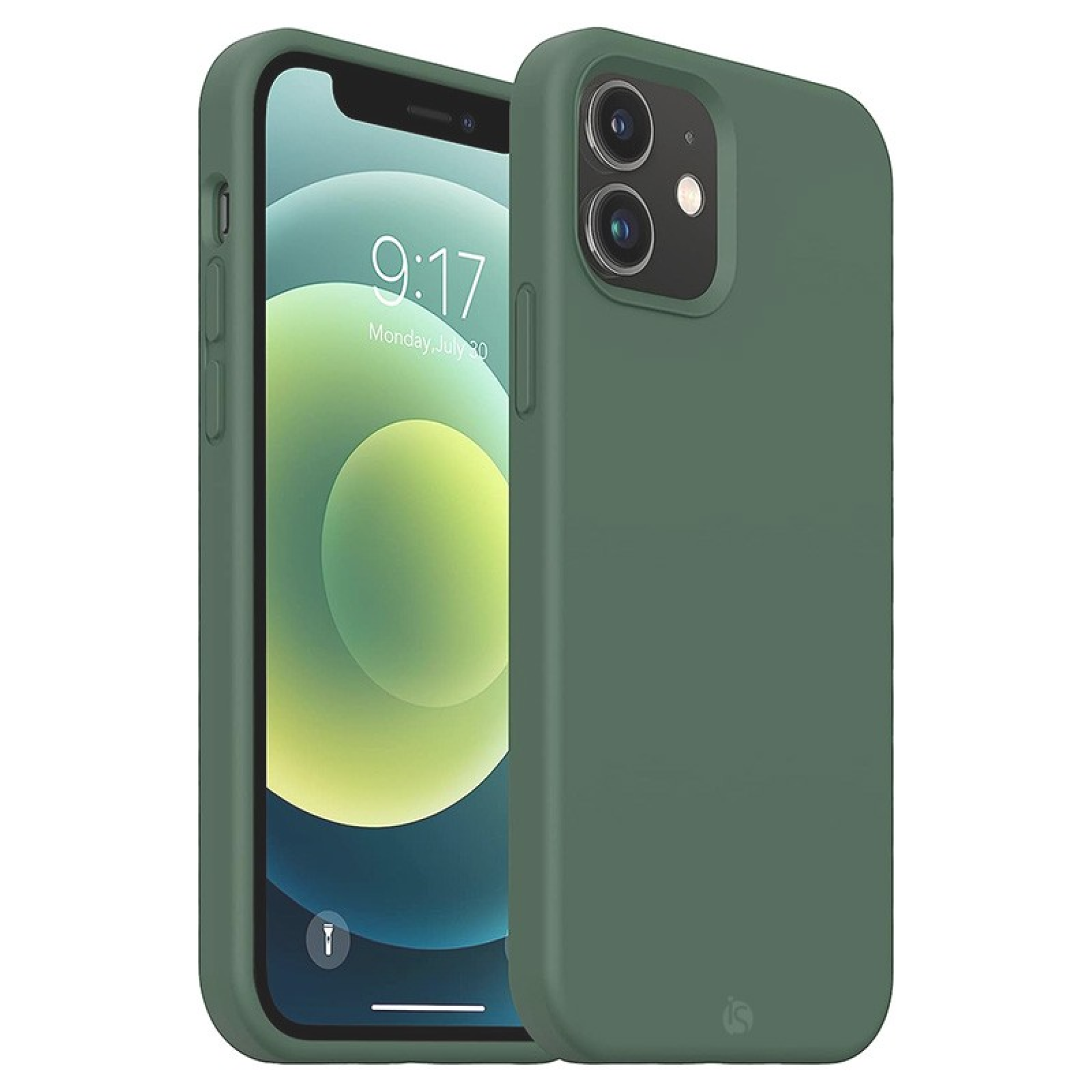 Funda en Silicona Líquida Magsafe iPhone 11 Verde