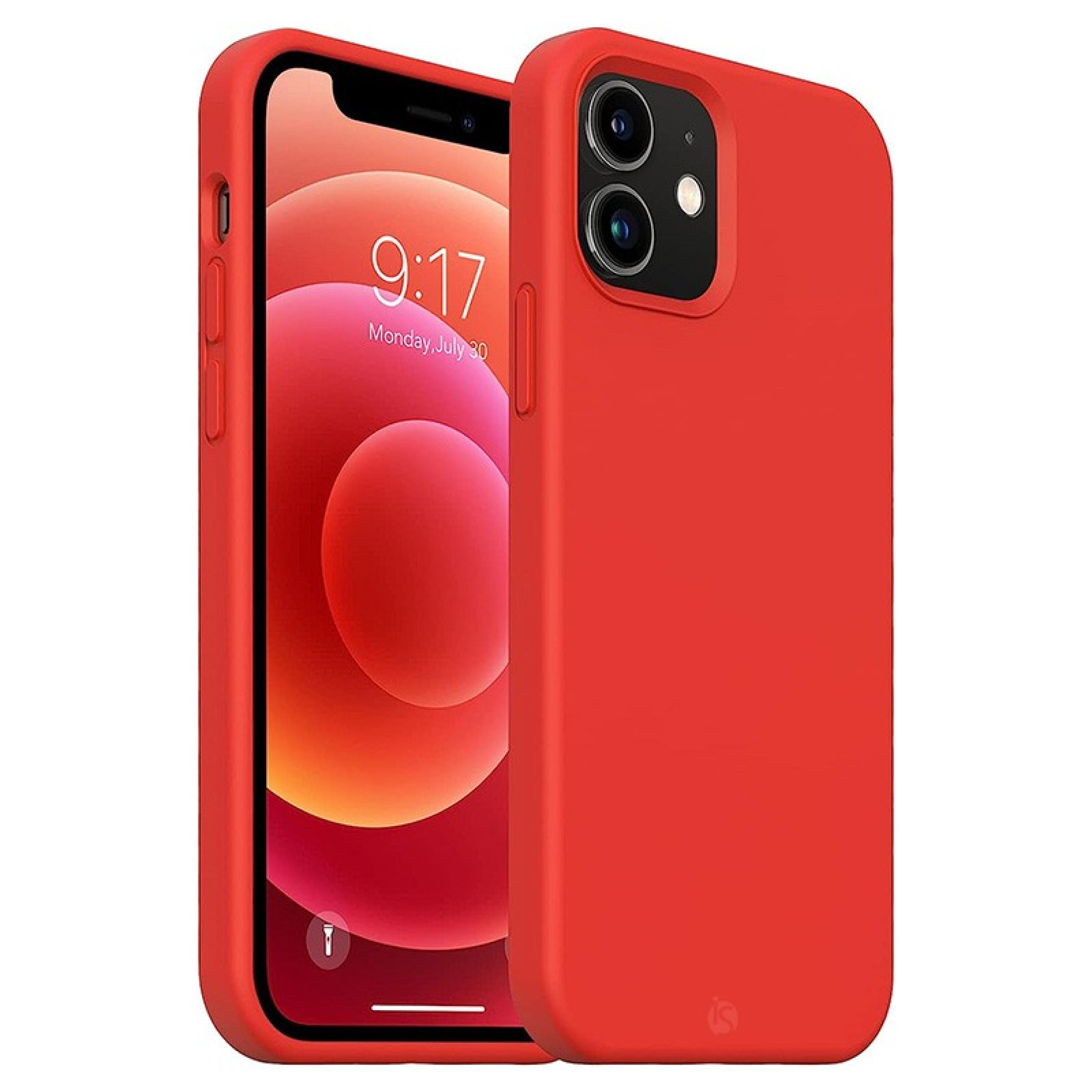 Funda en Silicona Líquida Magsafe iPhone 11 Rojo