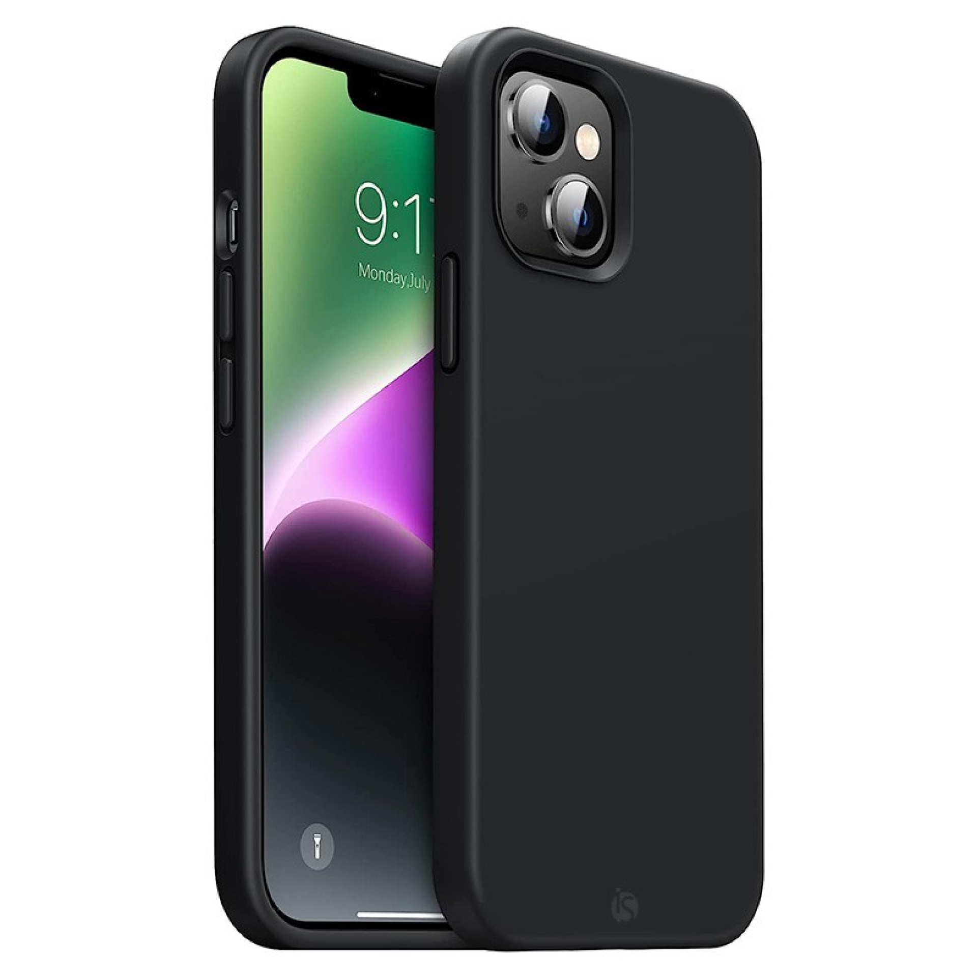 Funda en Silicona Líquida Magsafe iPhone 15 Negro
