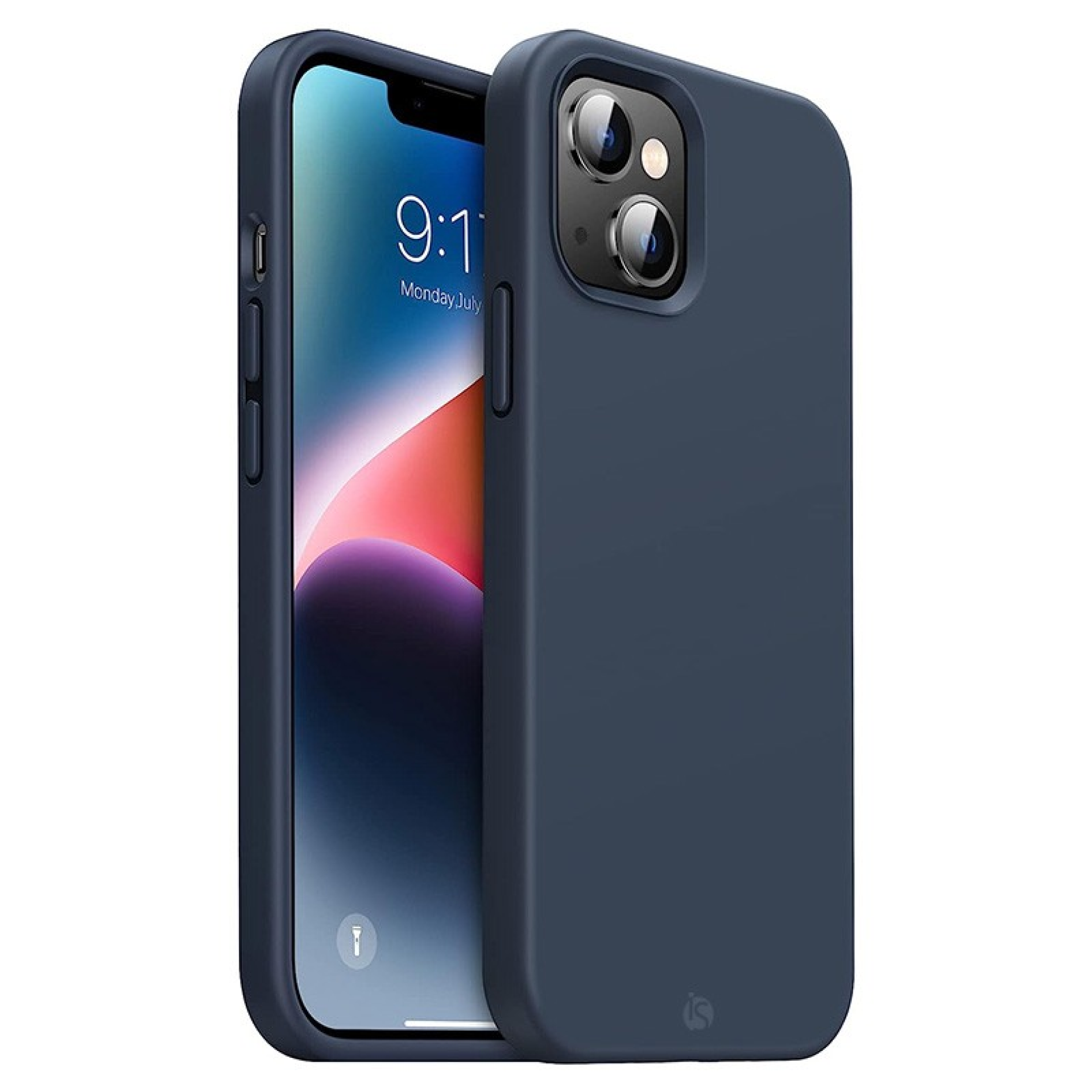 Funda en Silicona Líquida Magsafe iPhone Azul 14