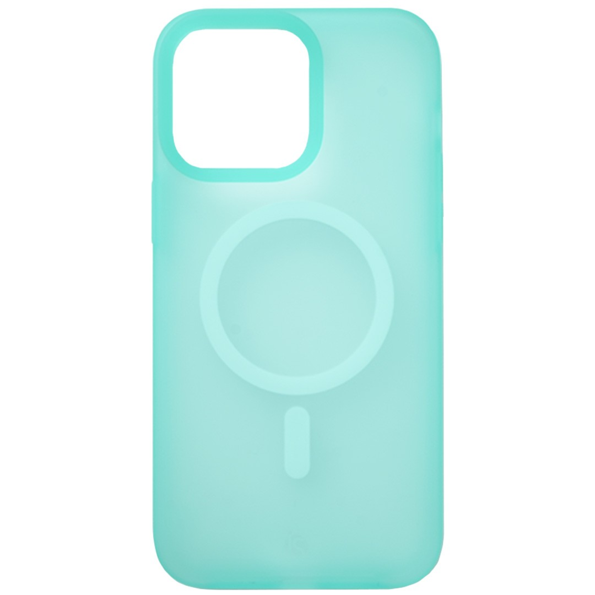 Funda Transparente Colorida MagSafe iPhone 15 Pro Max Verde