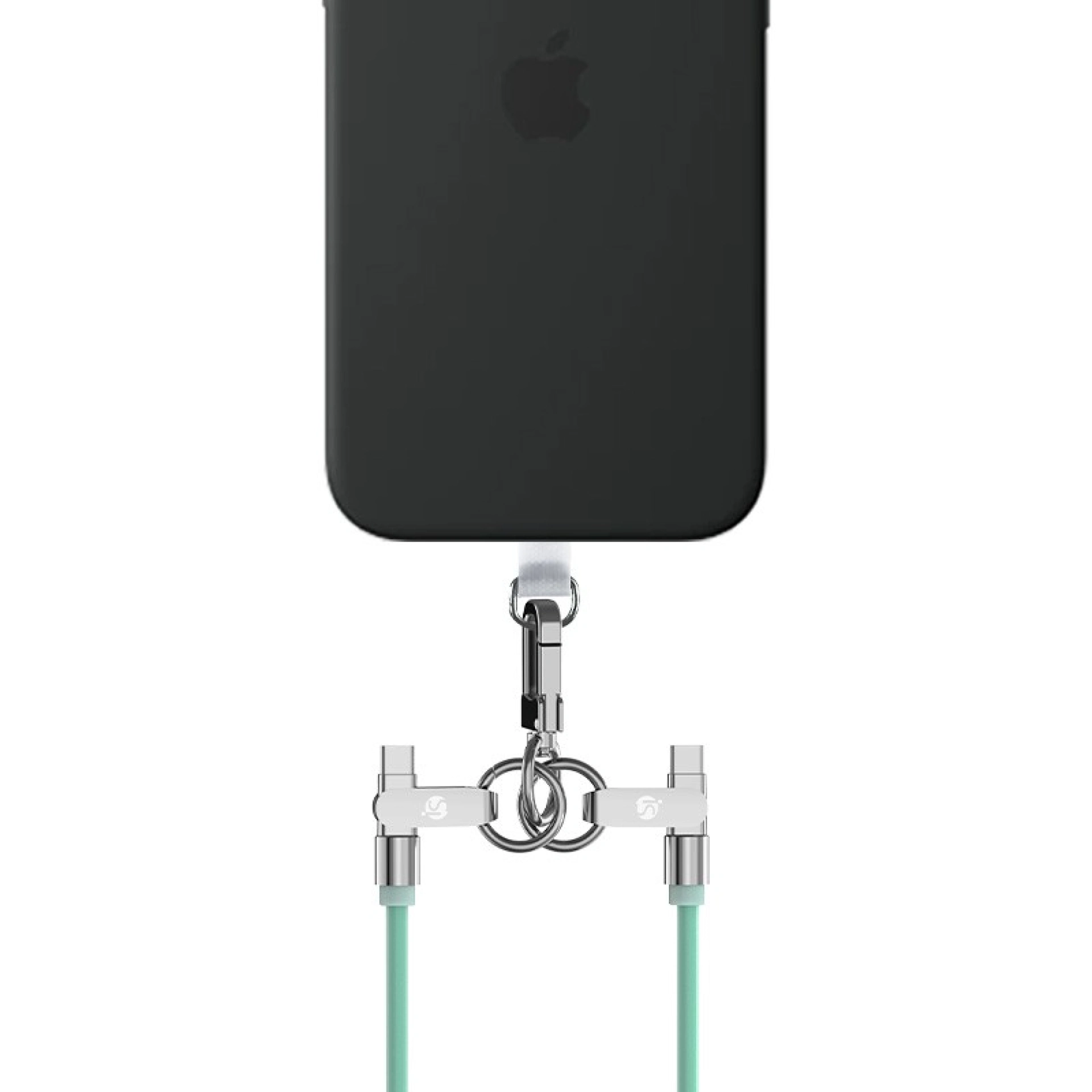 Cordón de Silicona con Carga USB-C para celular