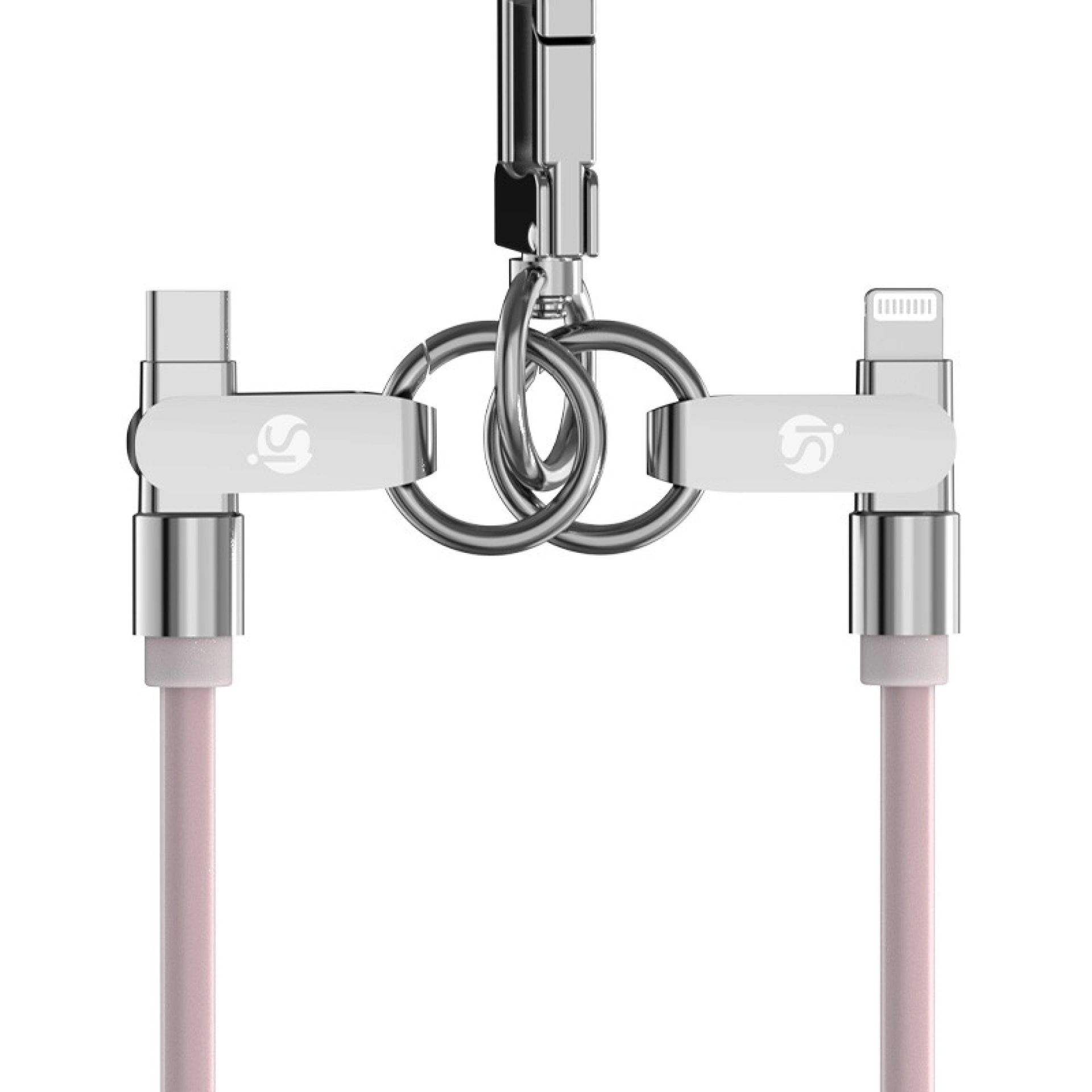 Cordón de Silicona con Carga USB-C para celular