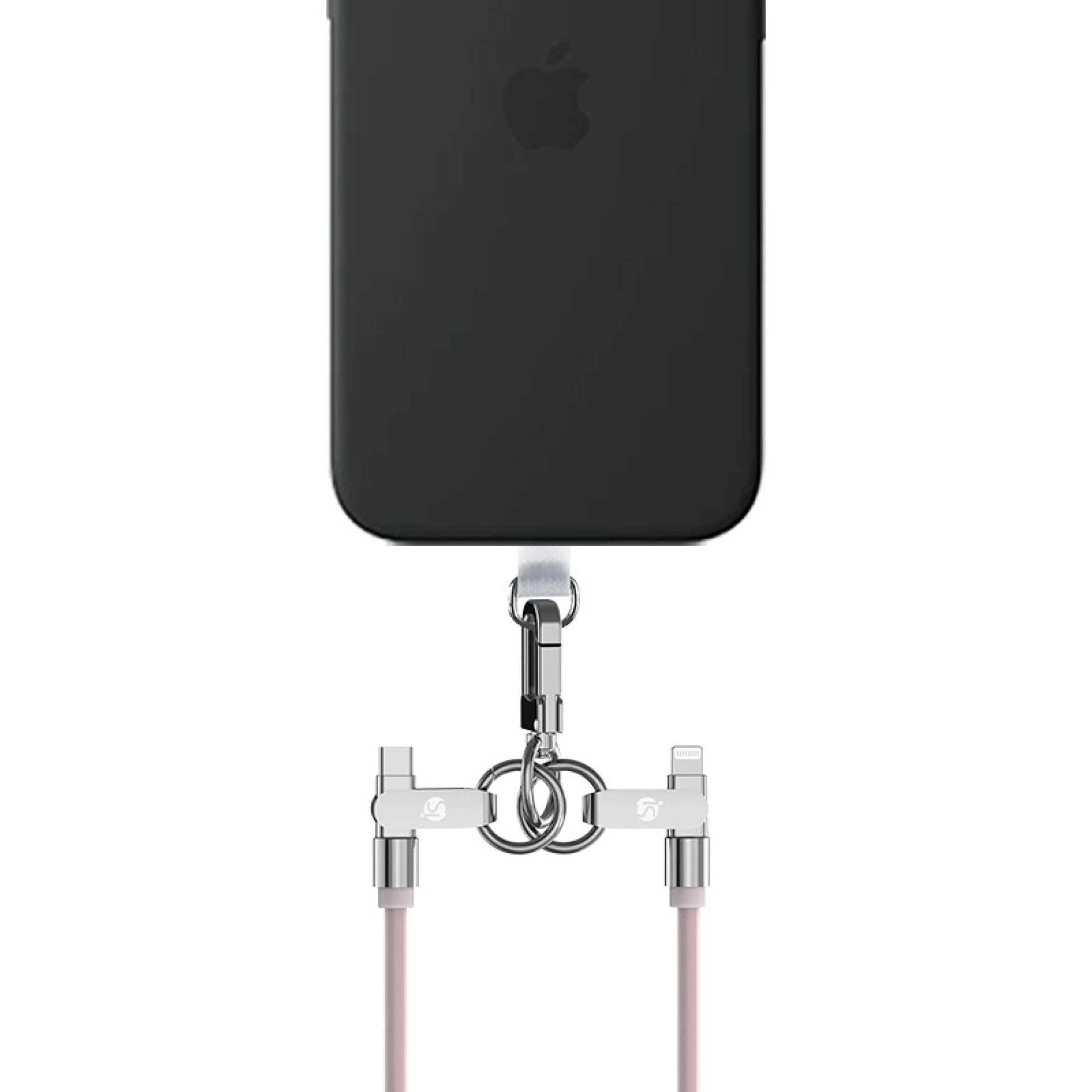 Cordón de Silicona con Carga USB-C para celular