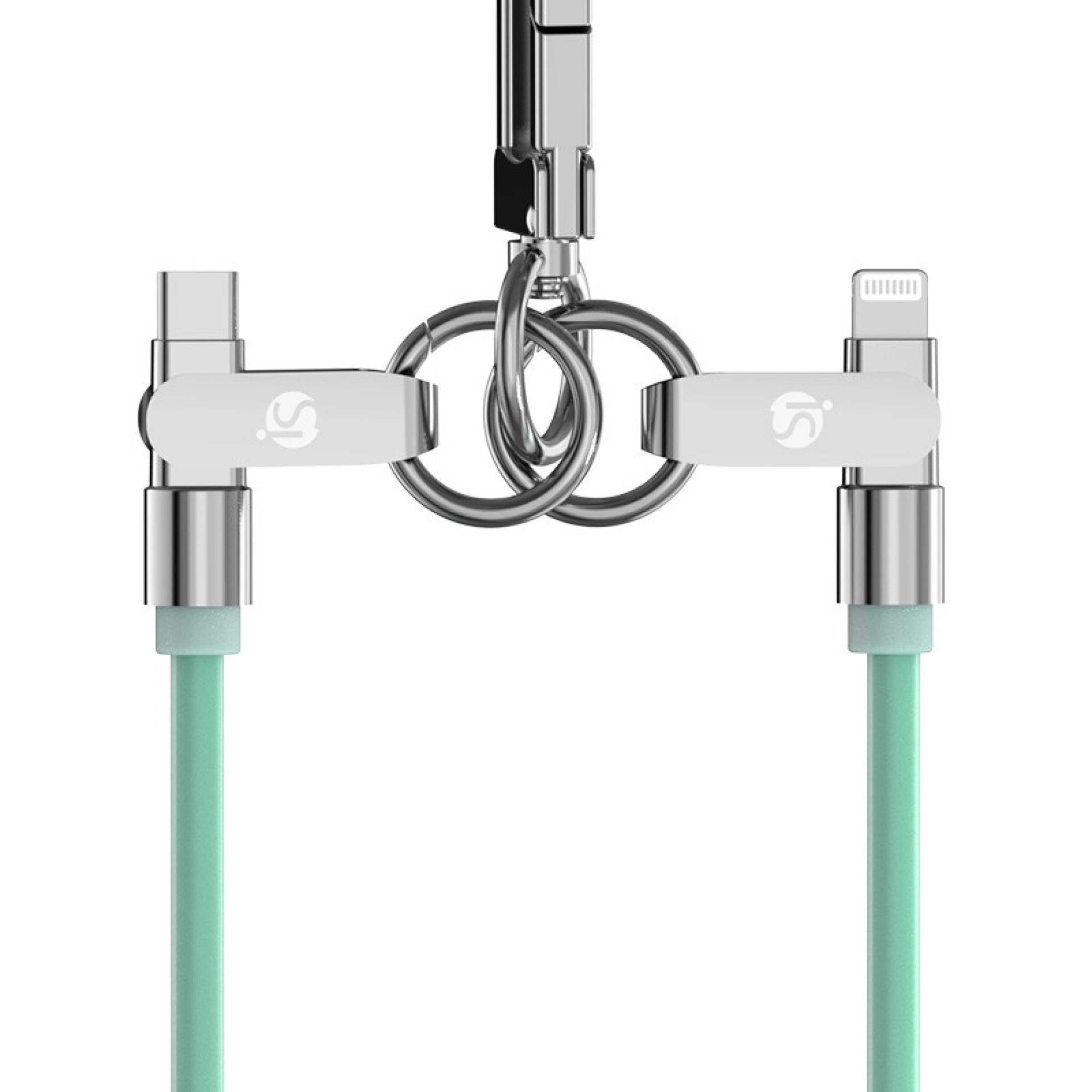 Cordón de Silicona con Carga USB-C para celular
