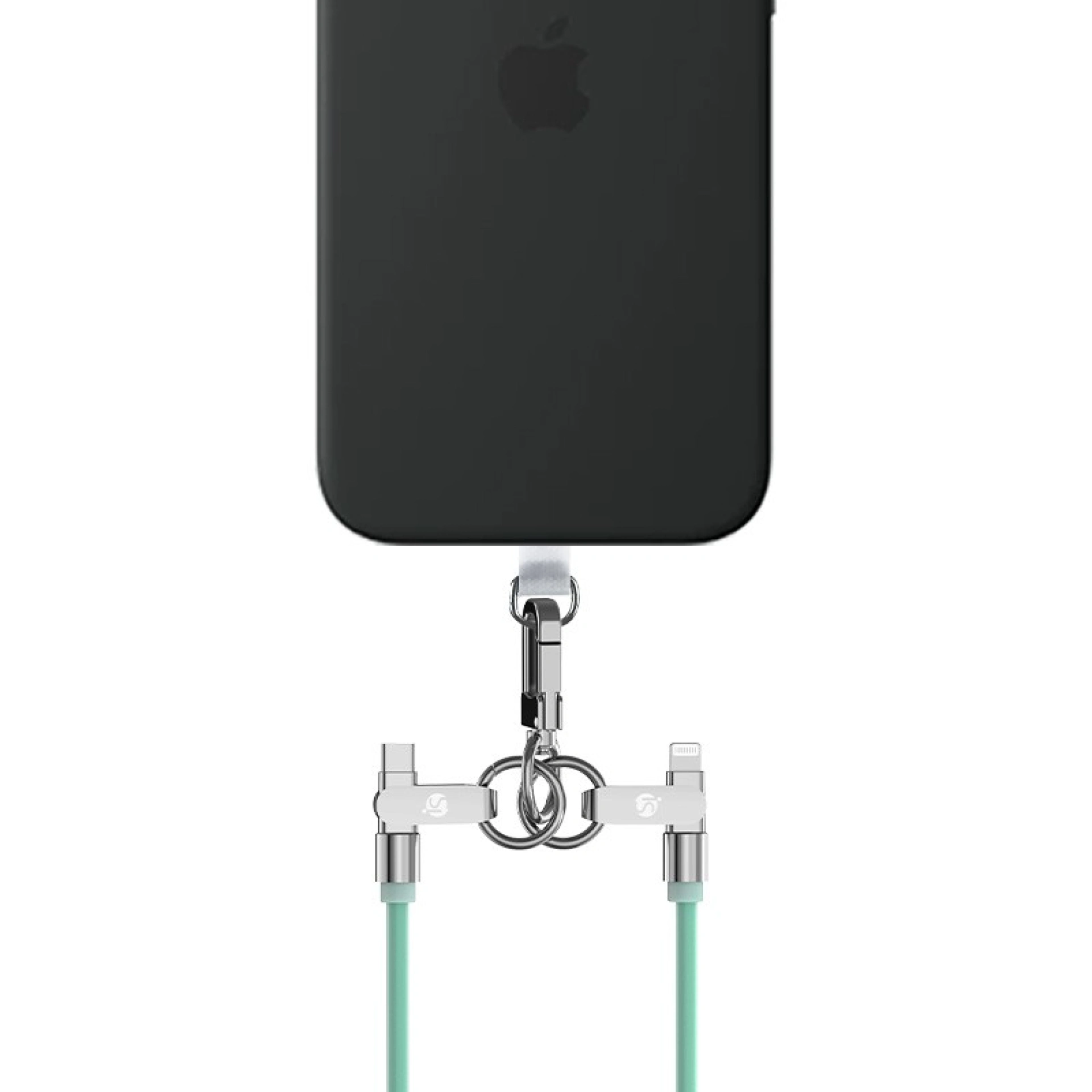 Cordón de Silicona con Carga USB-C para celular