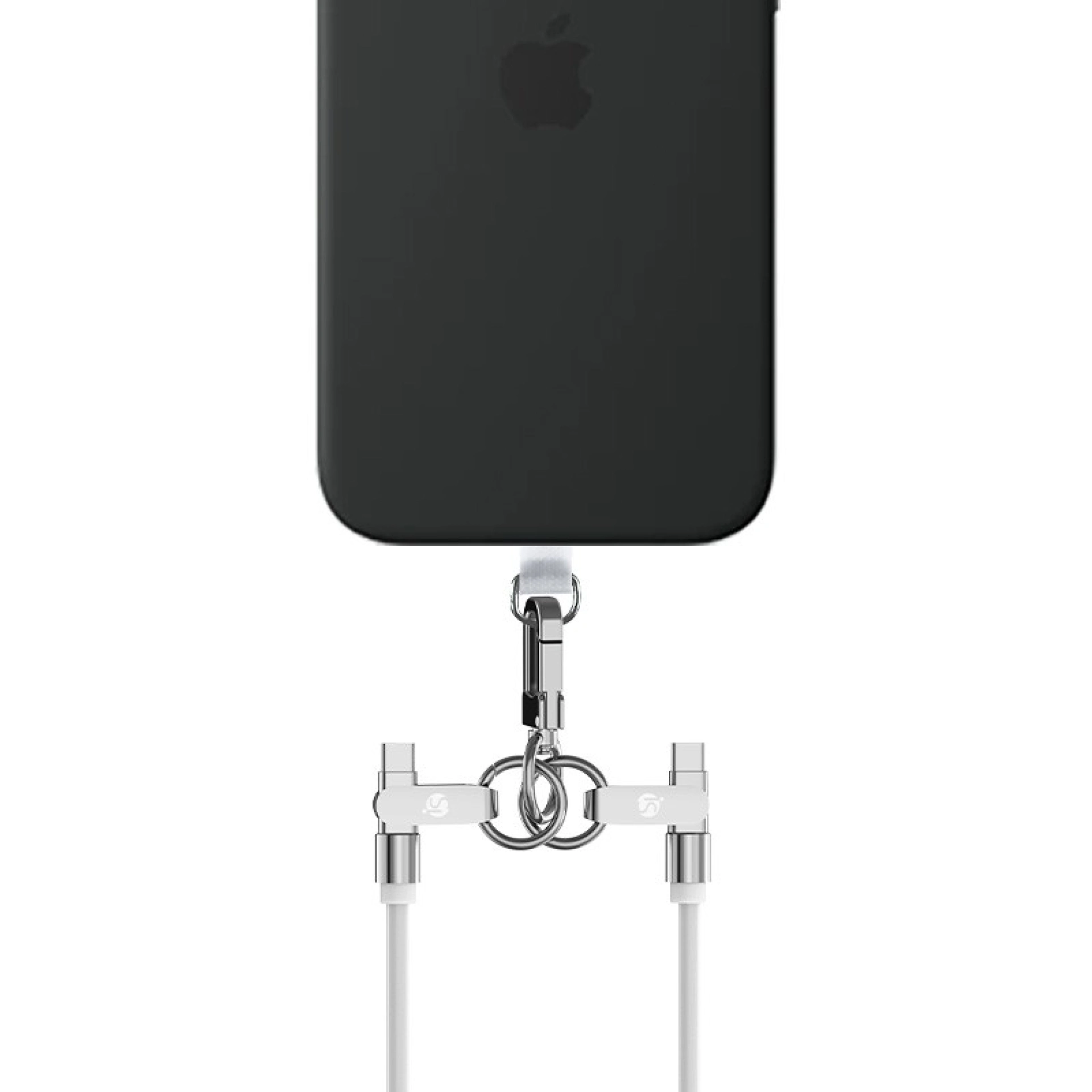 Cordón de Silicona con Carga USB-C para celular