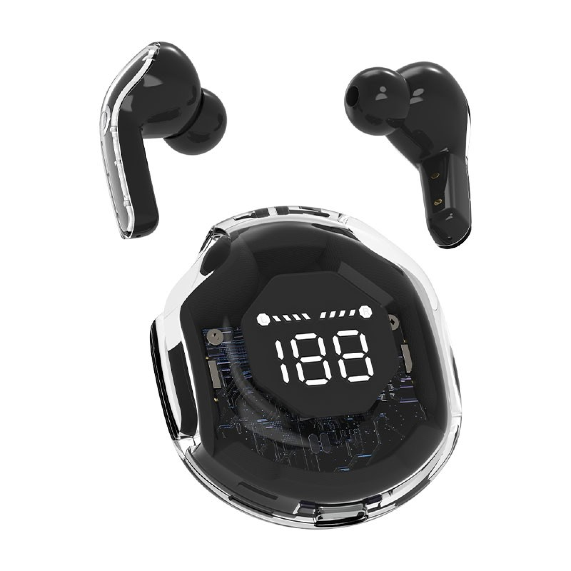 Earpods Bluetooth Neon Black