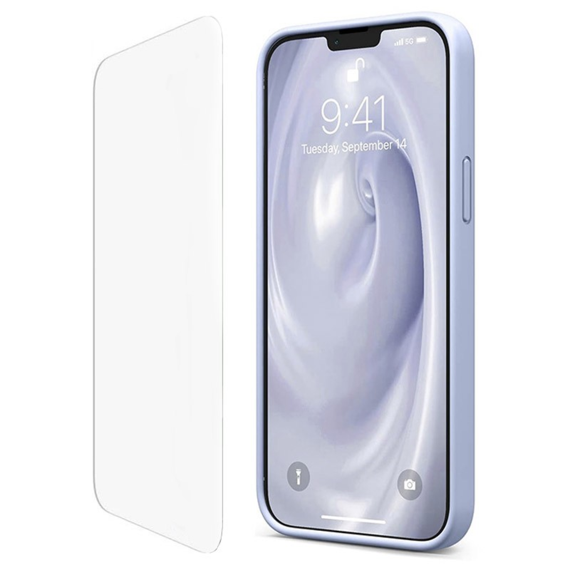 Kit de Protección iPhone - Funda + Protector de Pantalla 16 Pro Lavanda