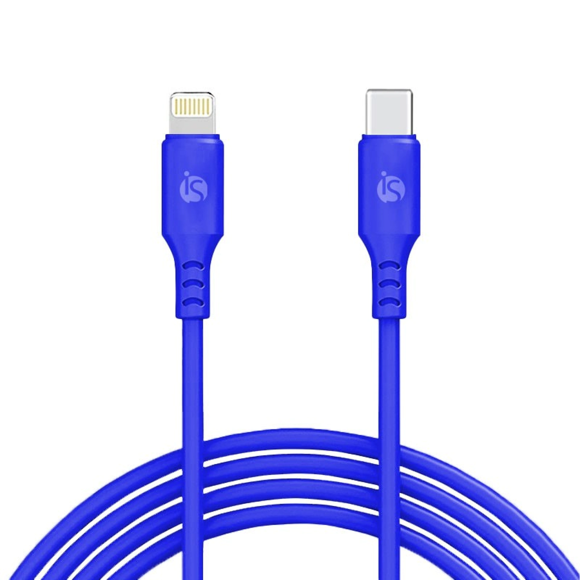 Cable de Silicona Líquida USB-C - Lightning 1 m Azul