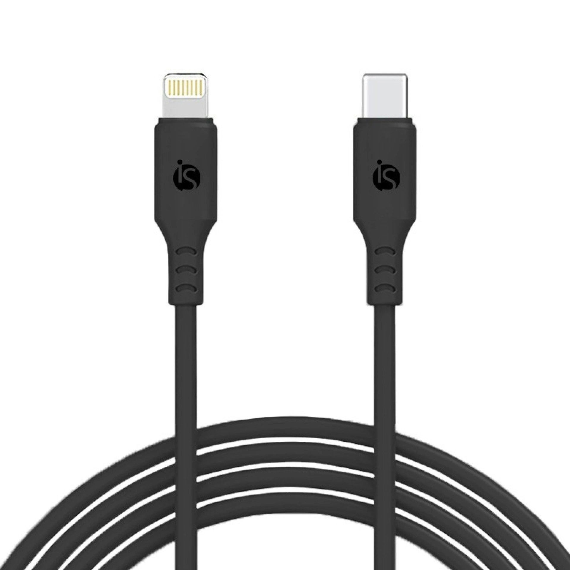 Cable de Silicona Líquida USB-C - Lightning 1 m Preto