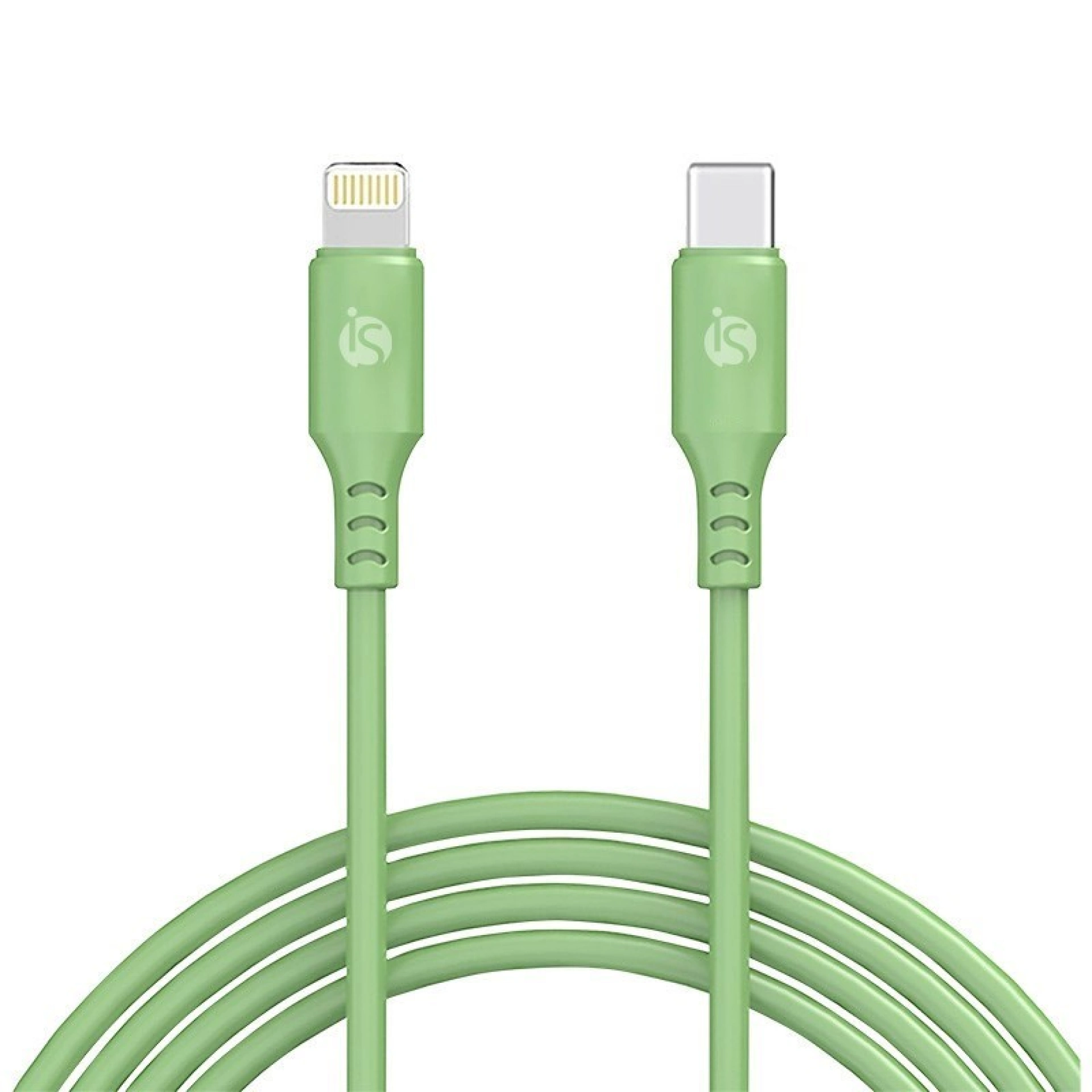 Cable de Silicona Líquida USB-C - Lightning 1 m Verde