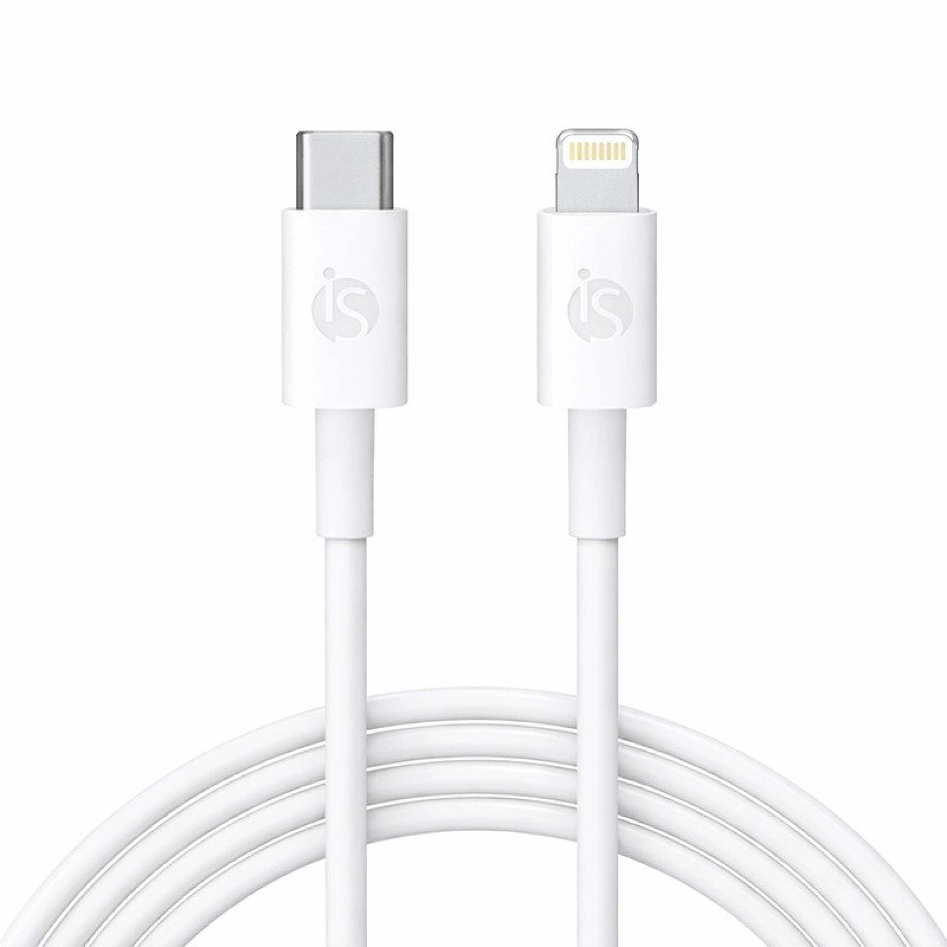 Cable de Silicona Líquida USB-C - Lightning 3 m Blanc
