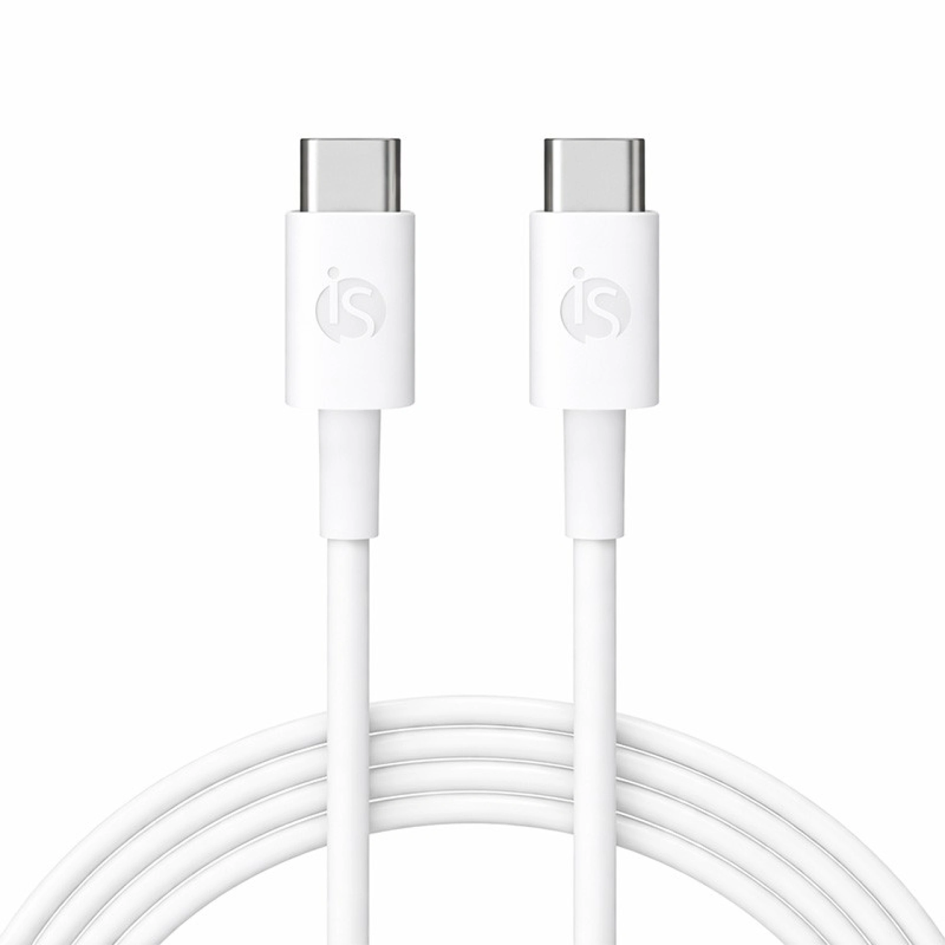 Cable de silicona líquida USB‑C - USB‑C 1 m Blanco
