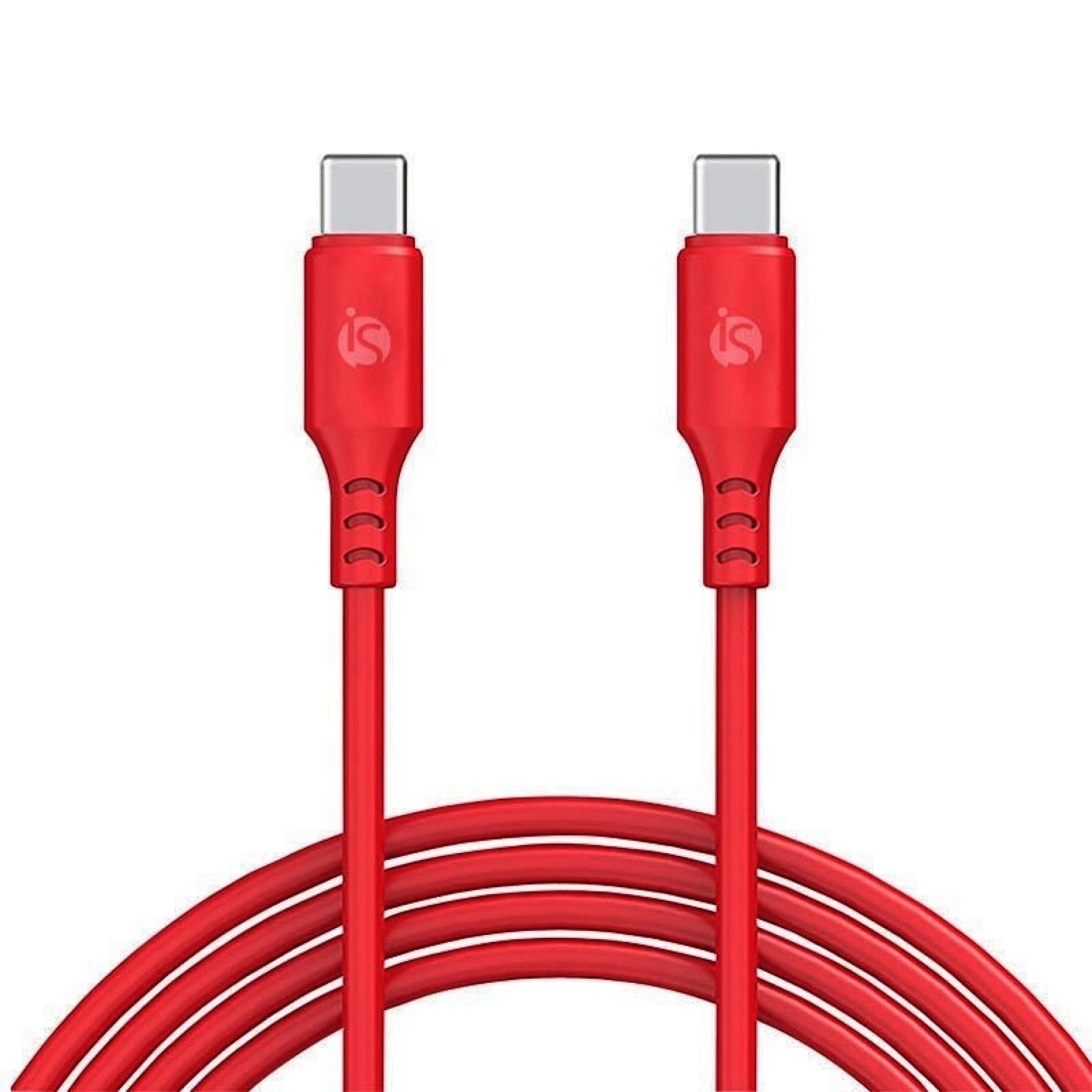 Cable de silicona líquida USB‑C - USB‑C 1 m Vermelho