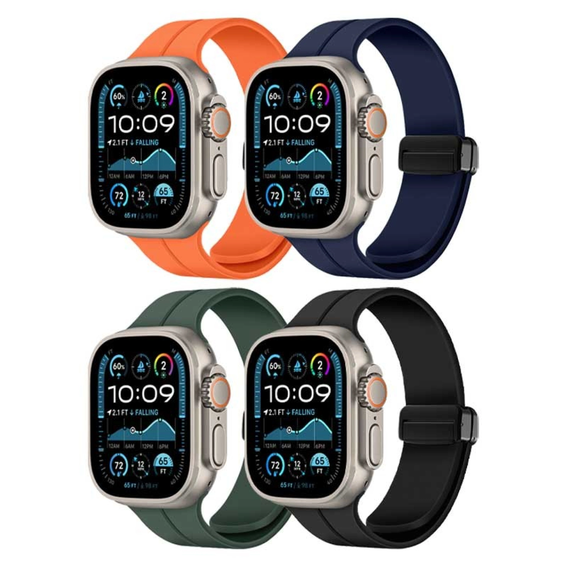 Correa de Silicona Magnética para Apple Watch