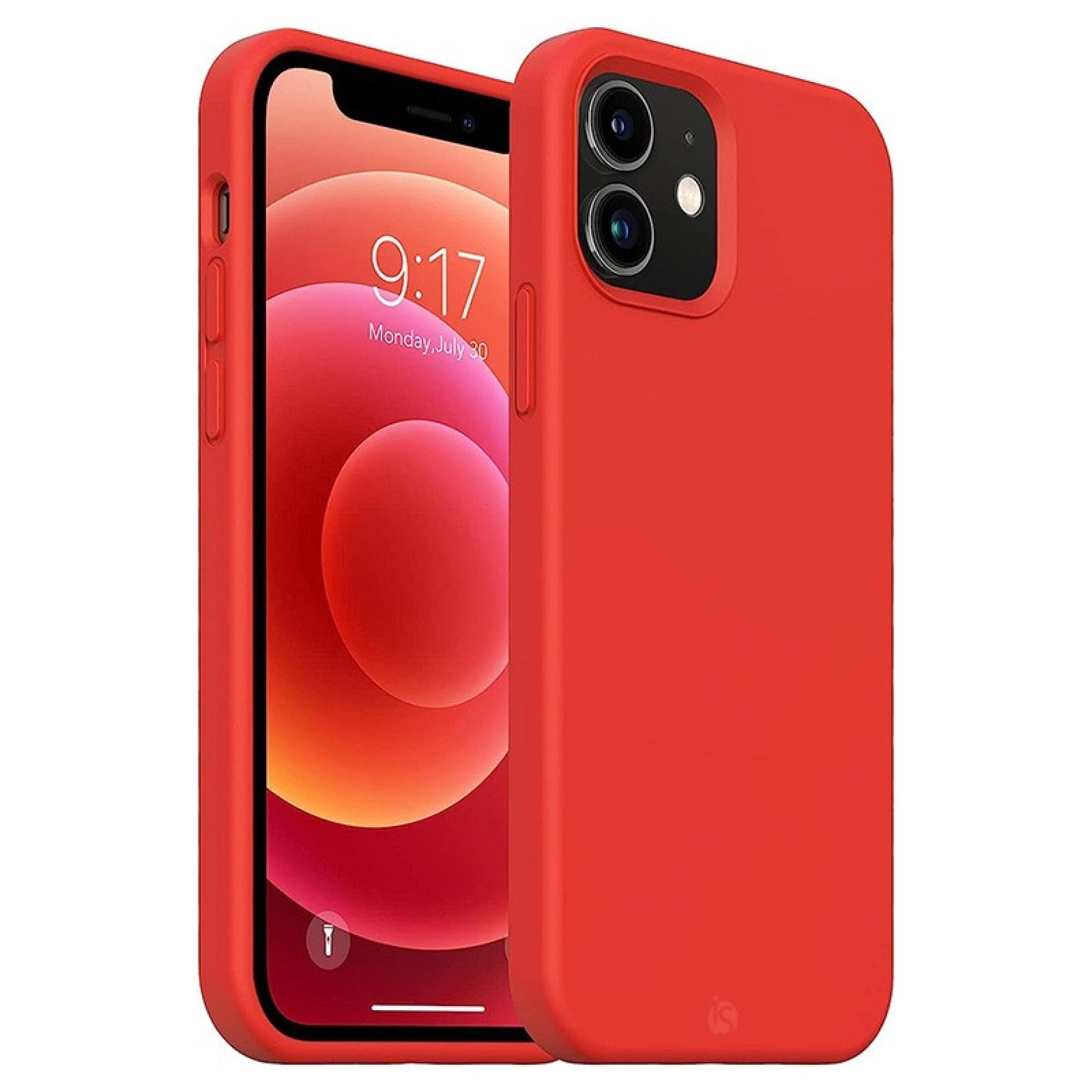 Funda en Silicona Líquida Magsafe iPhone 11 Rojo