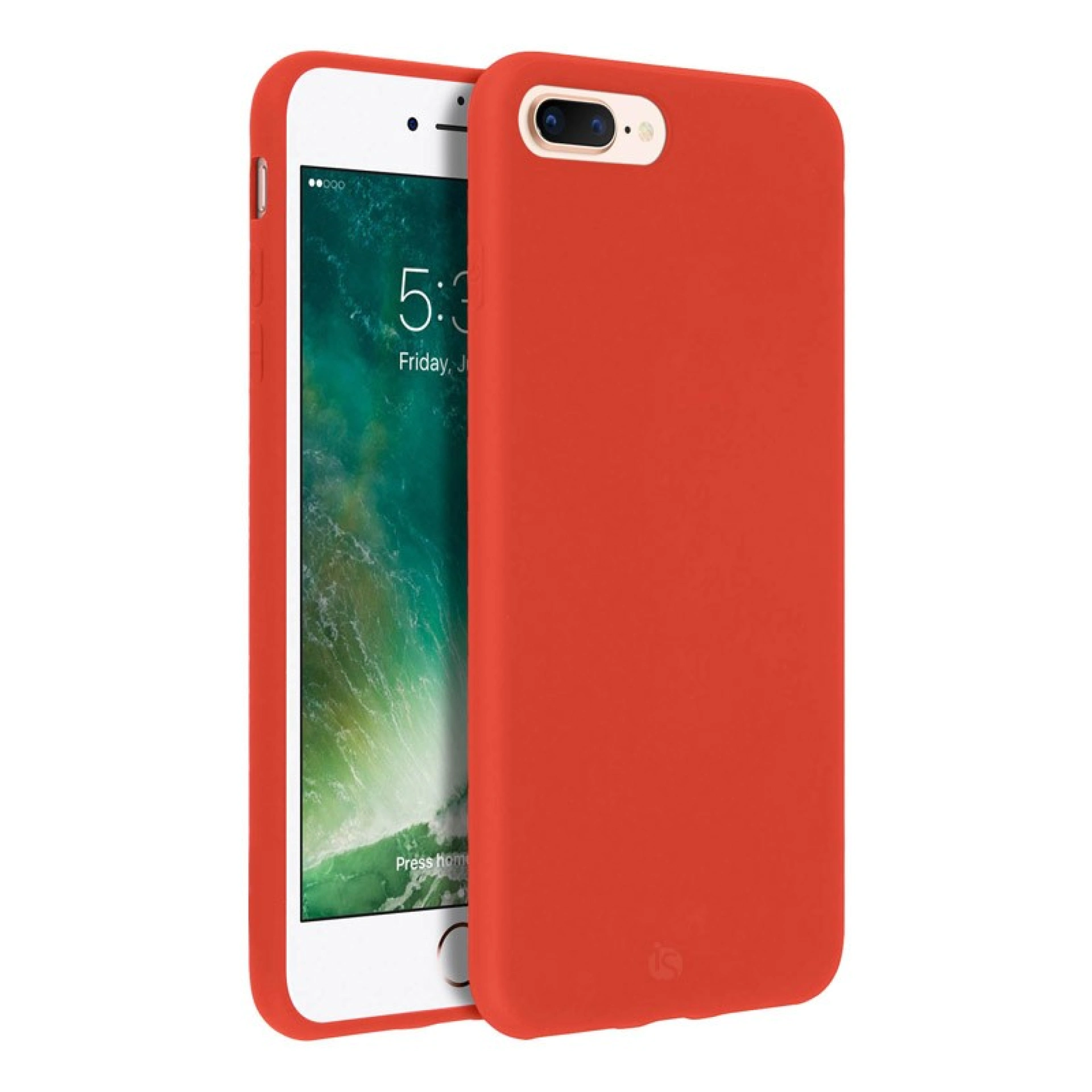 Funda en Silicona Líquida Magsafe iPhone 7 Plus Rojo