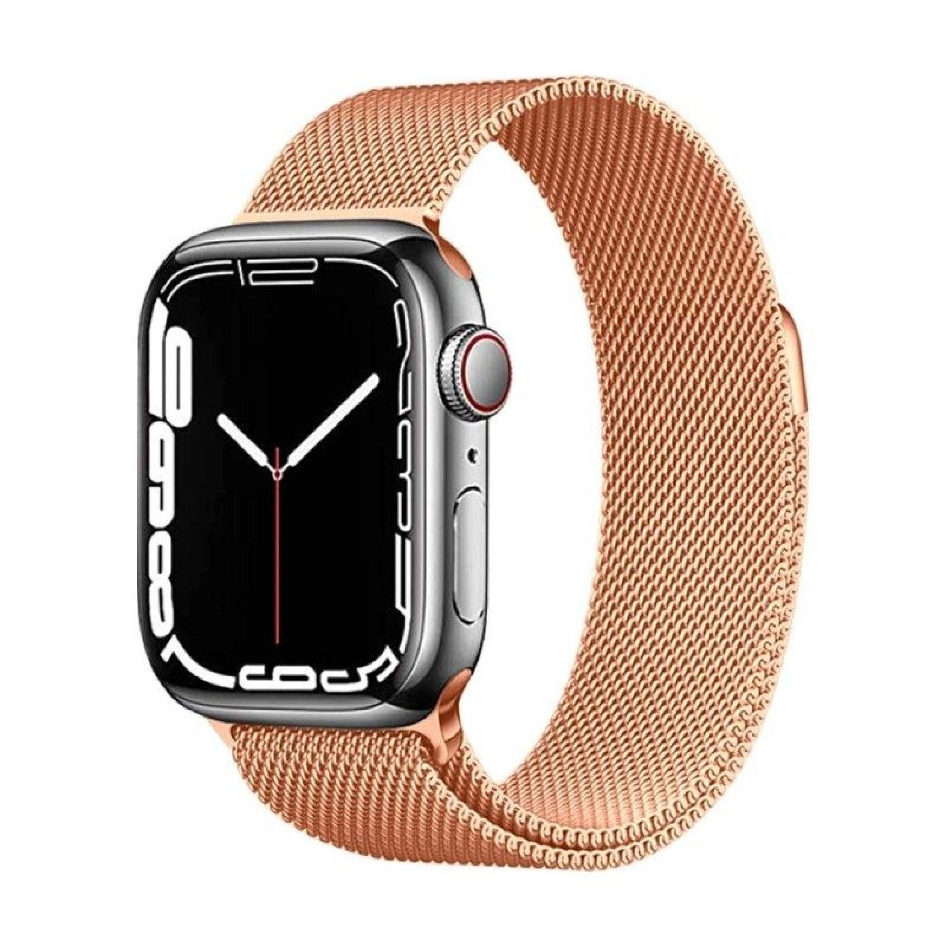 Correa Apple Watch Milanesa 42/44/45mm Rose Gold