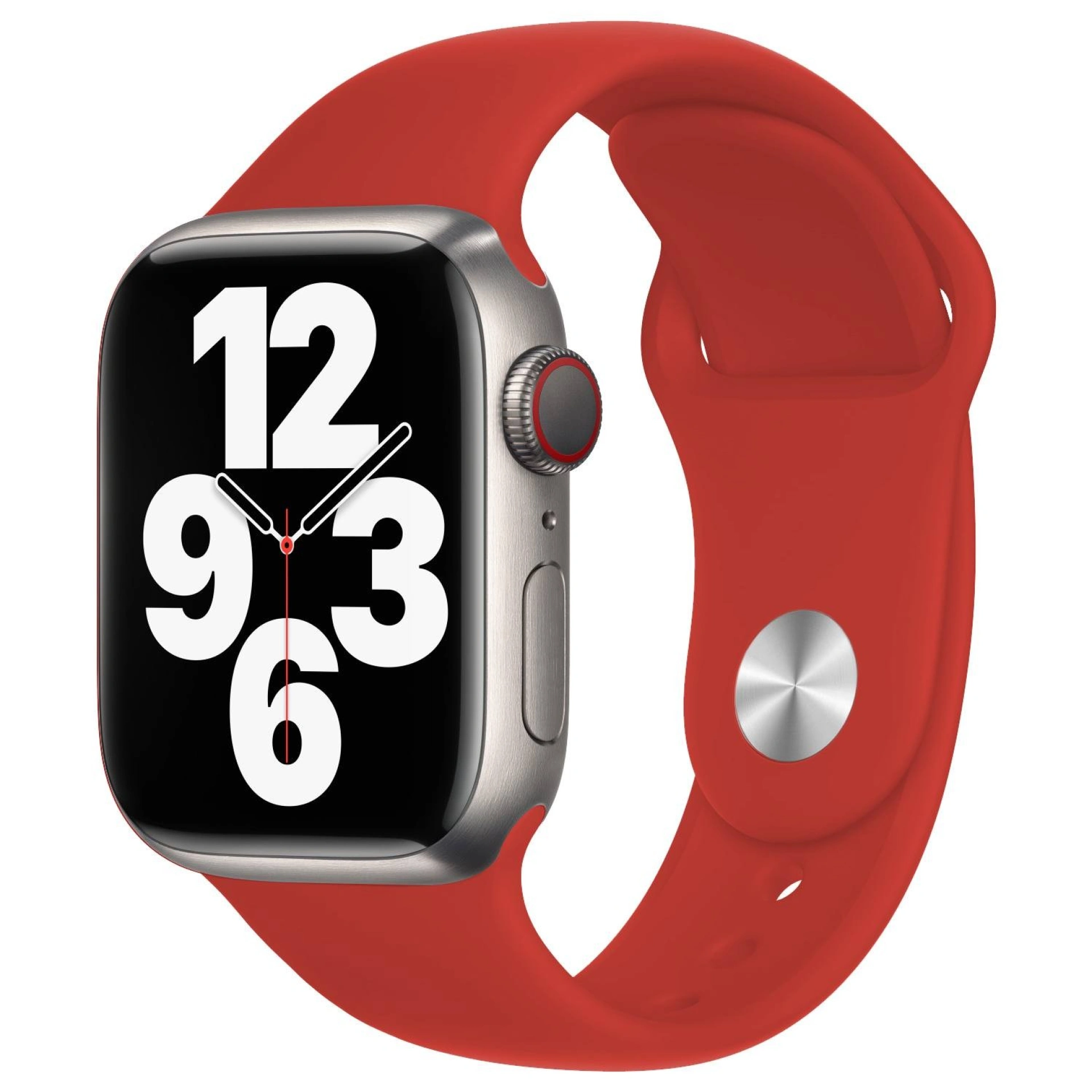 Correa Apple Watch en Silicona 42/44/45mm Rojo