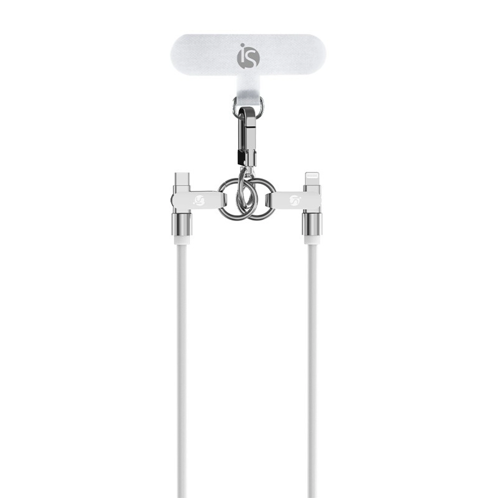 Cordó de Silicona amb Càrrega USB-C USB C   Lightning White