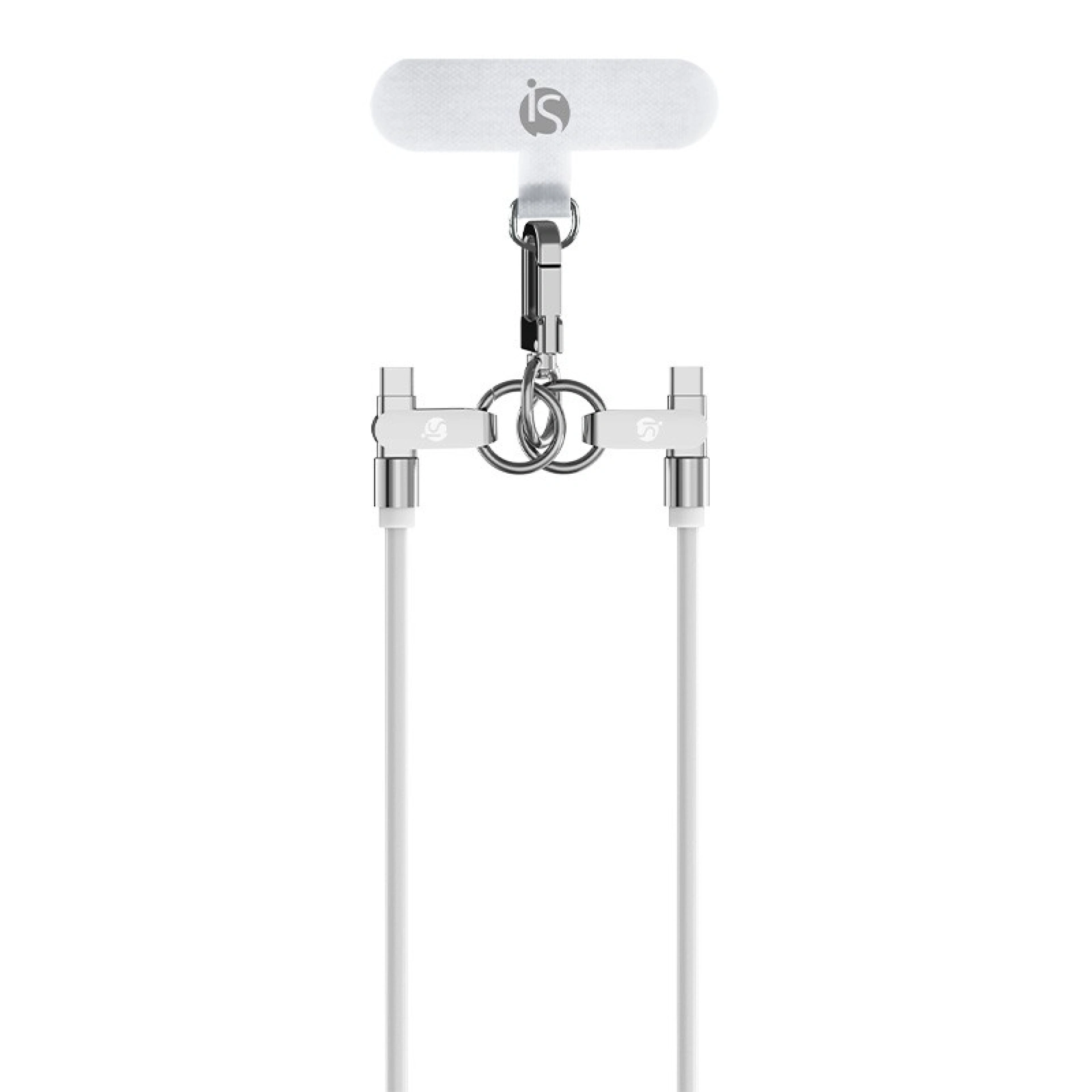 Cordó de Silicona amb Càrrega USB-C USB C   USB C White