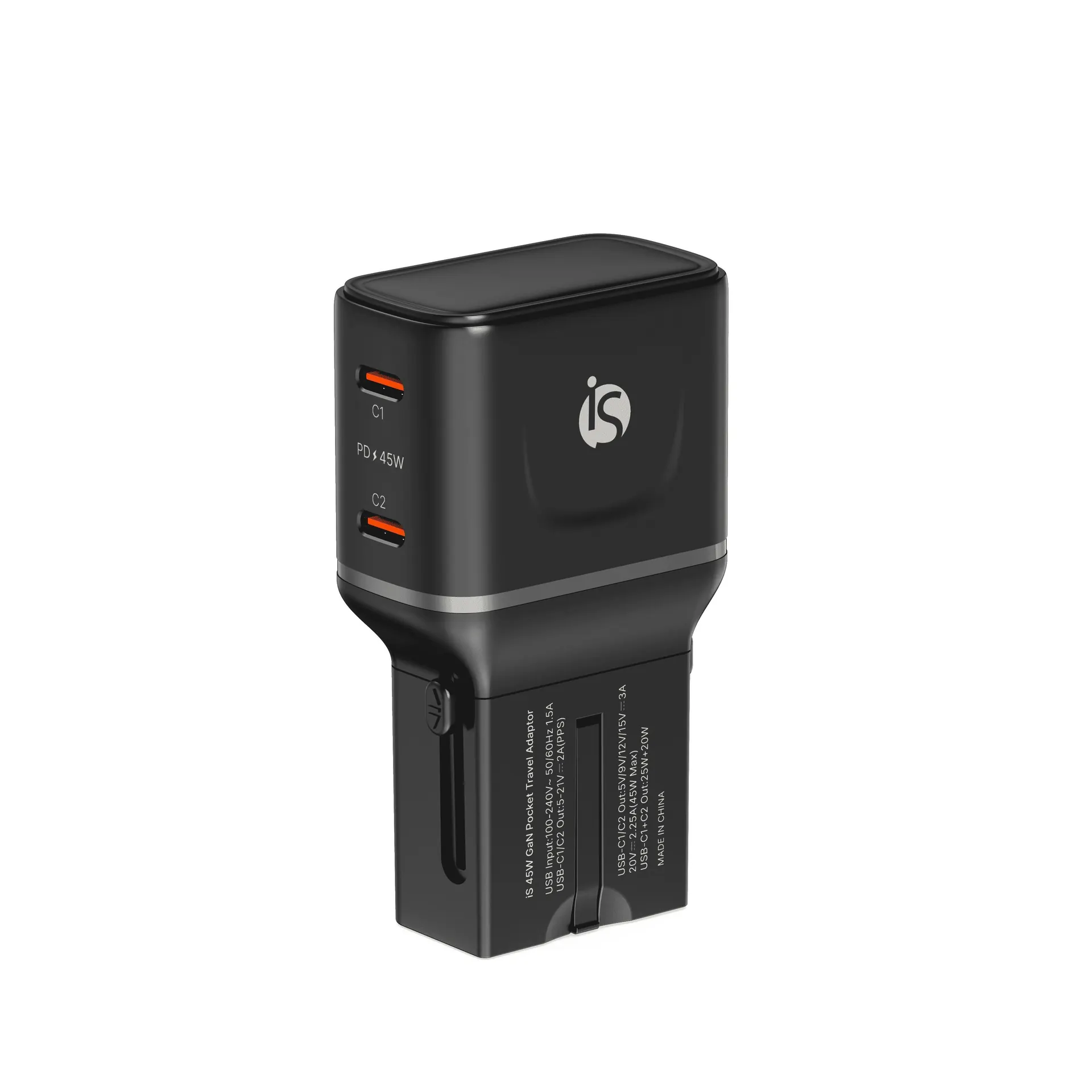 Adaptador de Viatge GaN 45W