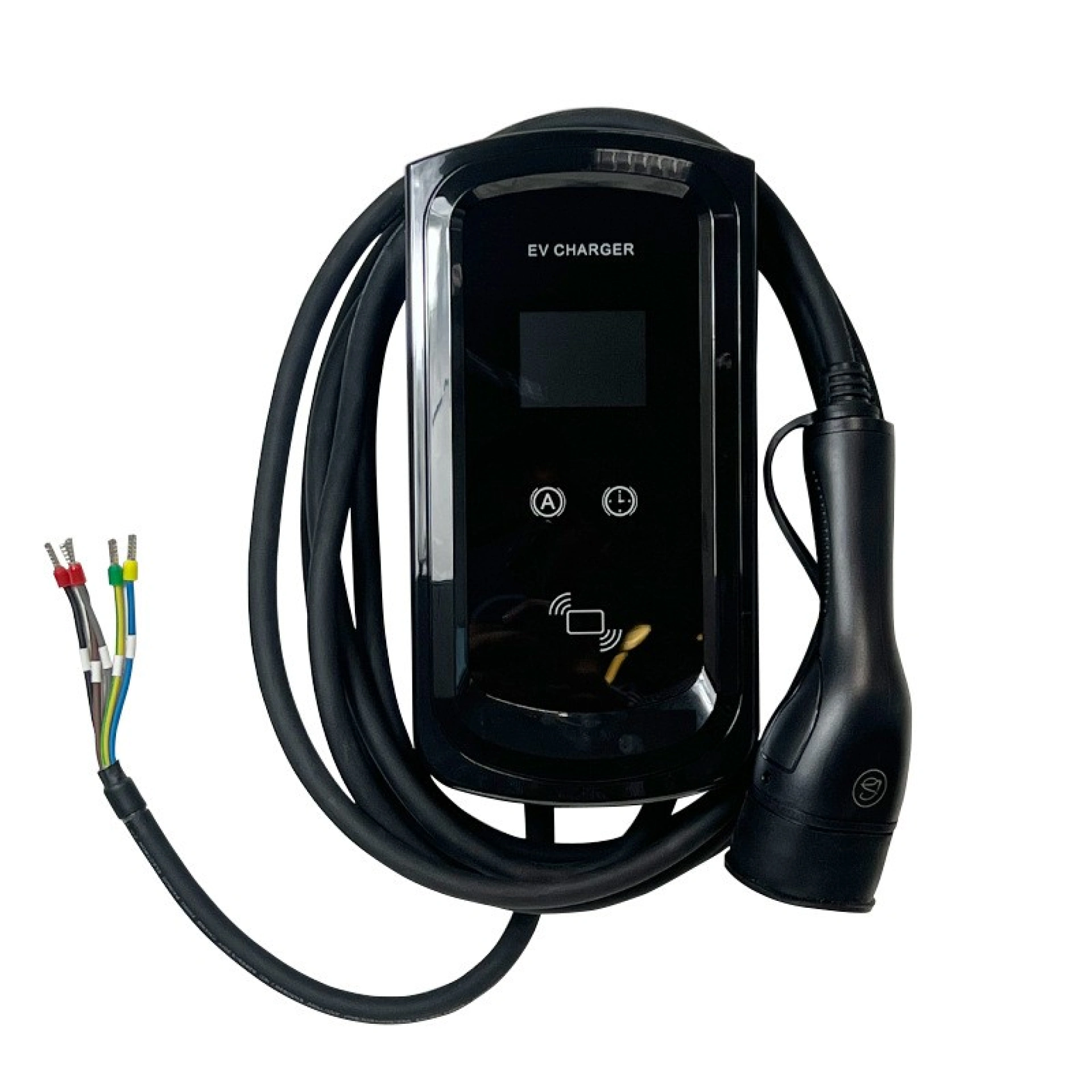 Wallbox iServices con cables para el panel eléctrico