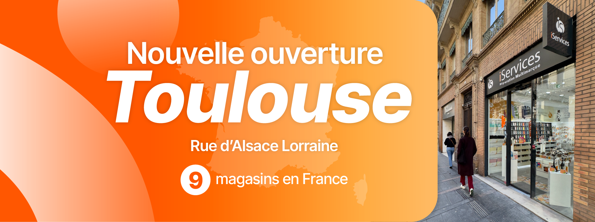 La novena tienda iServices en Francia está en Toulouse