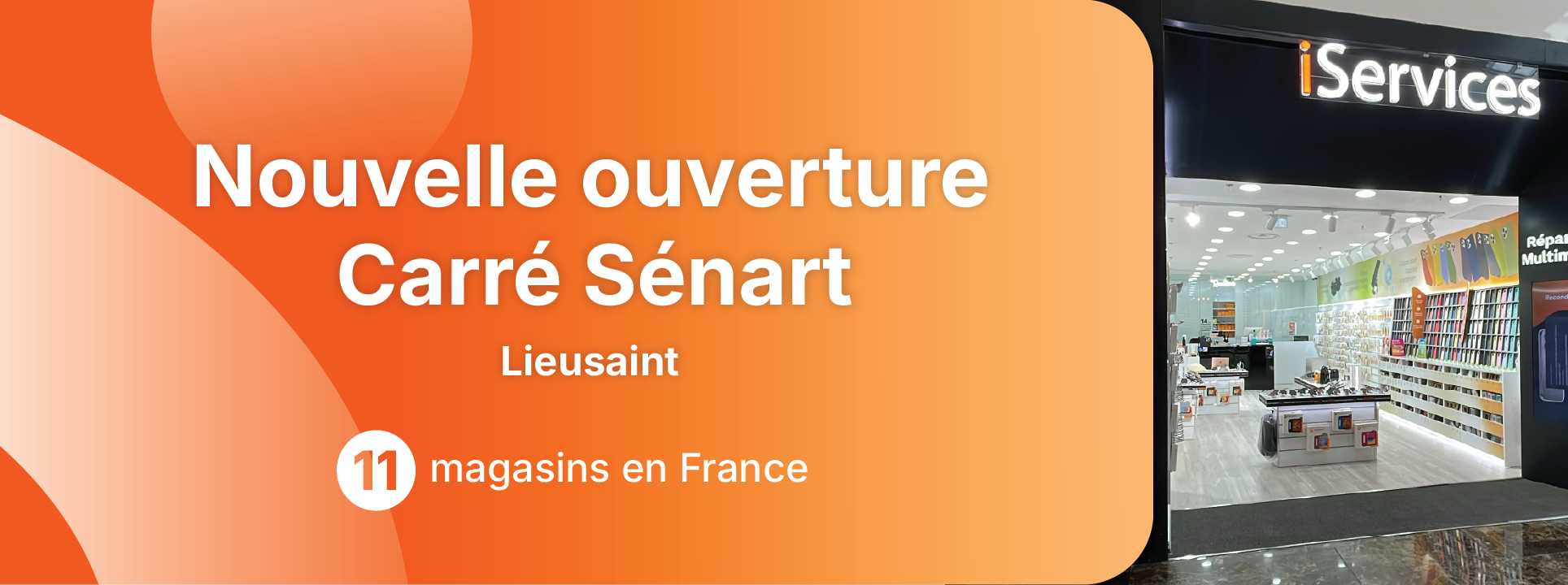 El Centro Comercial Carré Sénart ya cuenta con tienda iServices