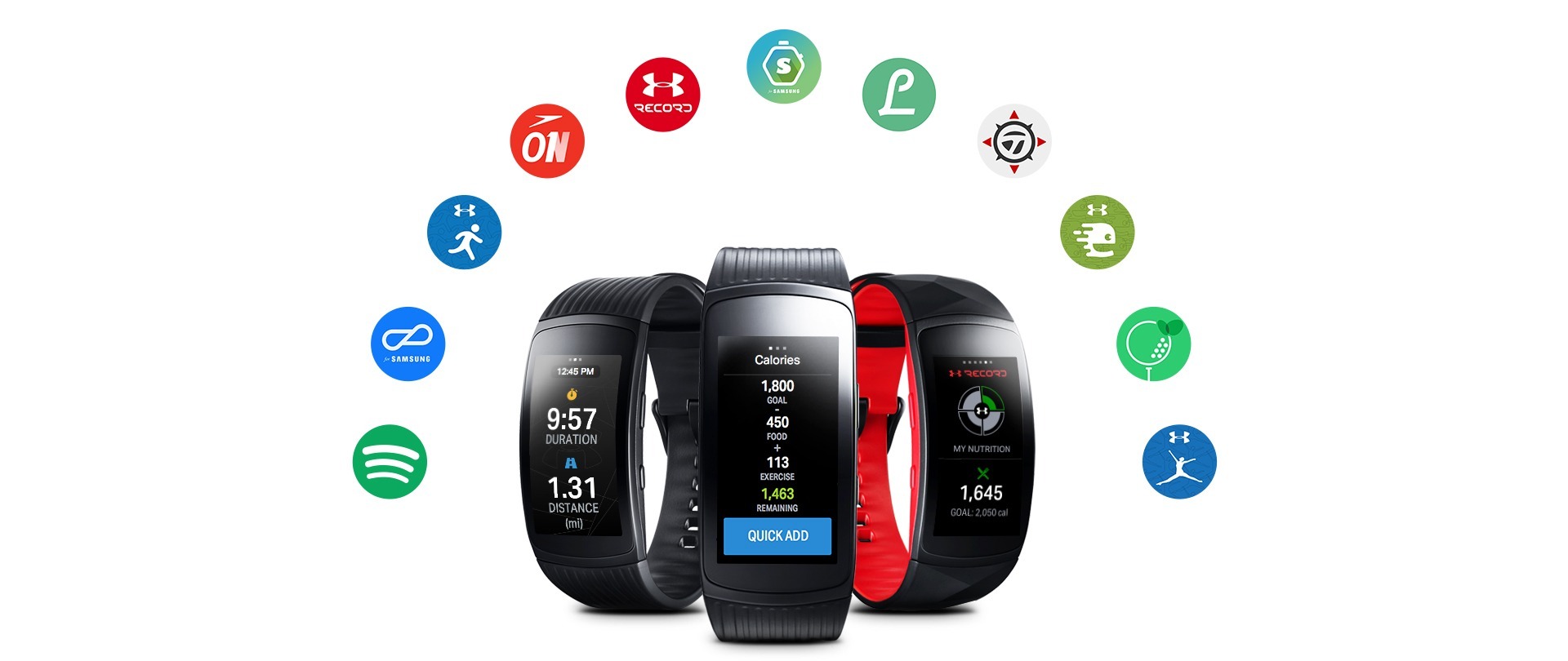Fuga del Samsung Gear Fit 2 Pro