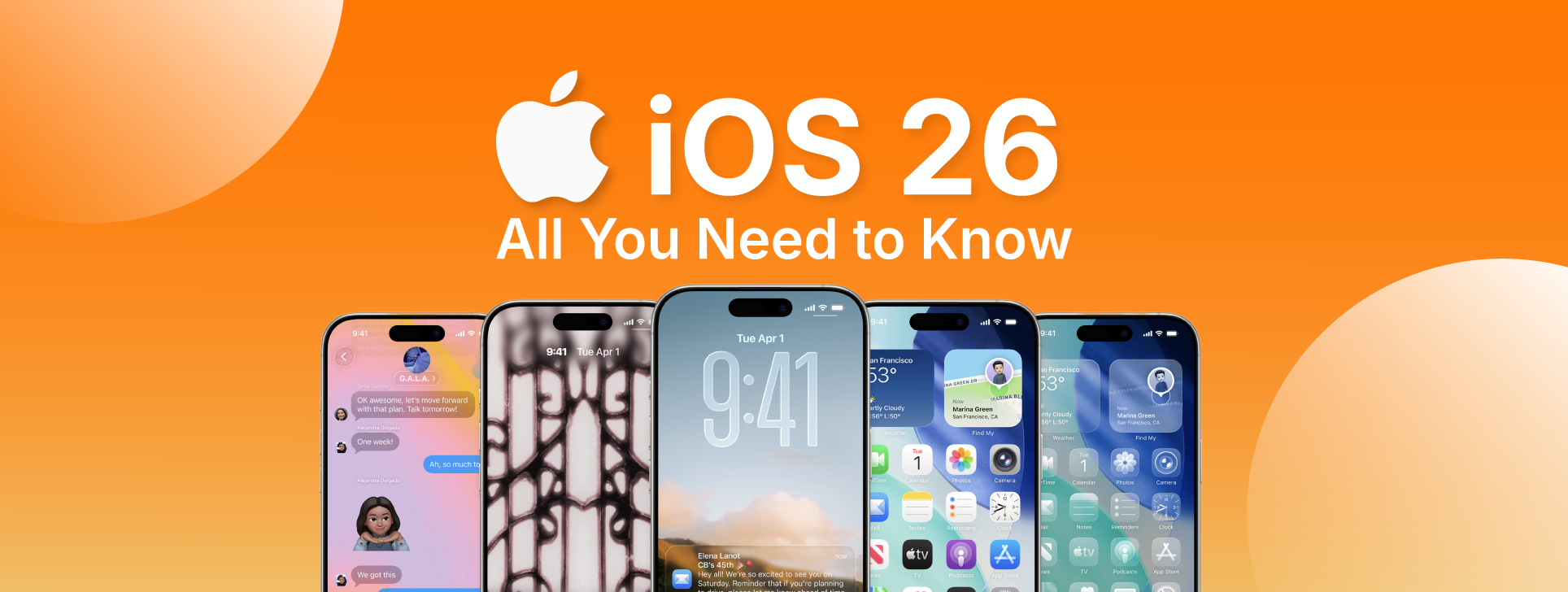 iOS 26: ¡Apple anuncia grandes novedades!