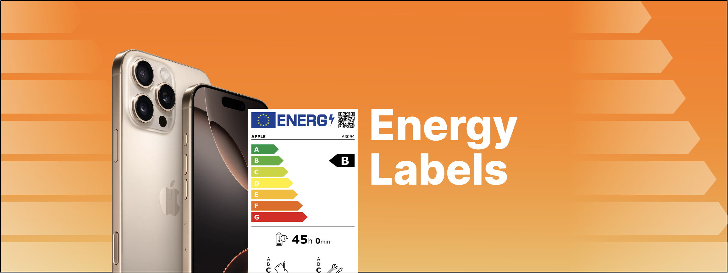 iServices con etiqueta energética en Smartphones y Tablets