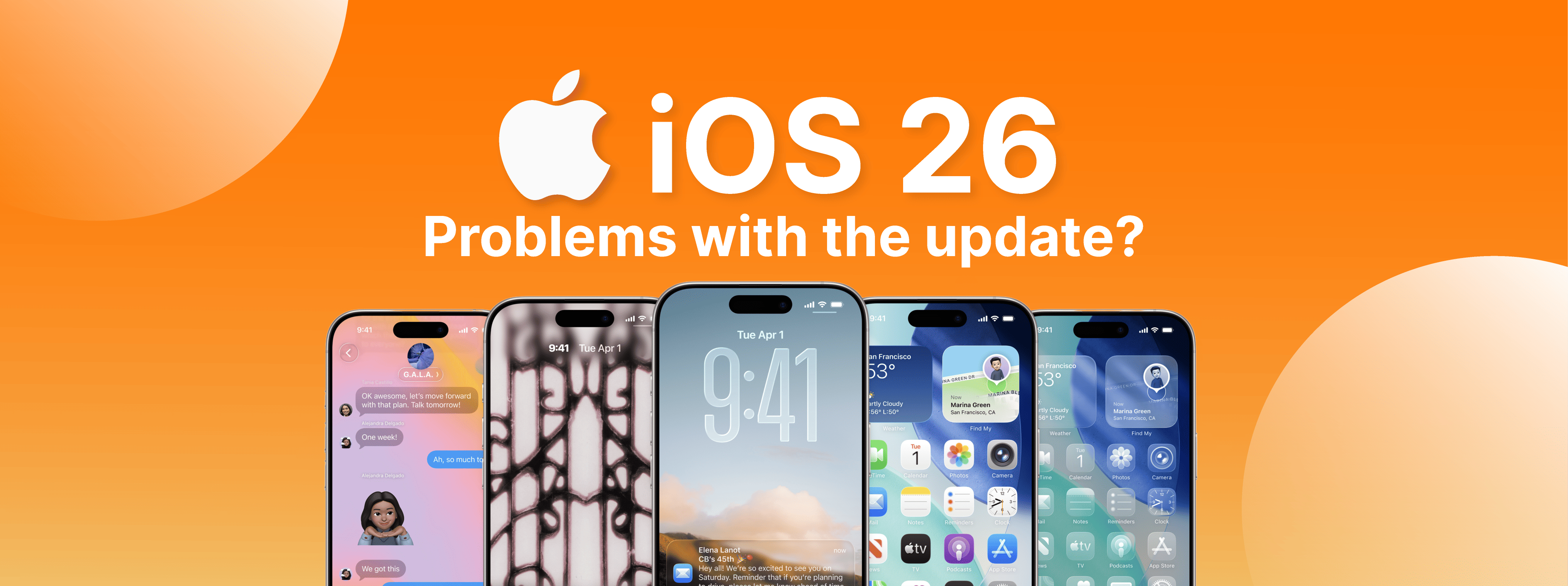 iOS 26: Problema de actualización, actualizar iPhone ahora?