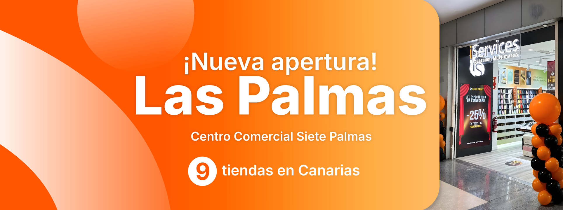 iServices abre tienda en el Centro Comercial Siete Palmas