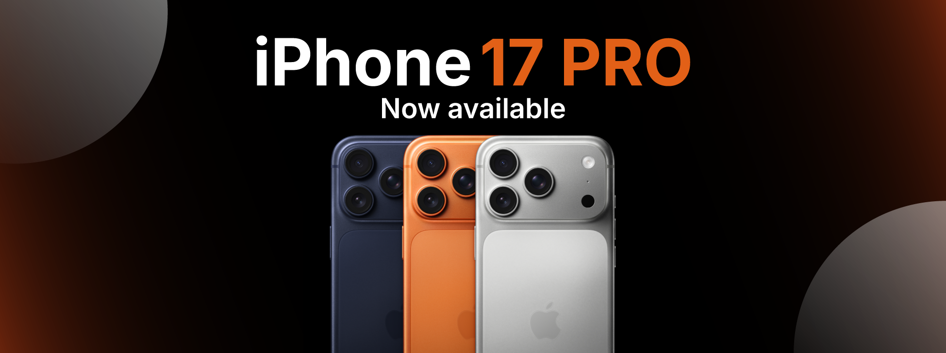 Compra ahora: iPhone 17 Pro ya disponible en iServices