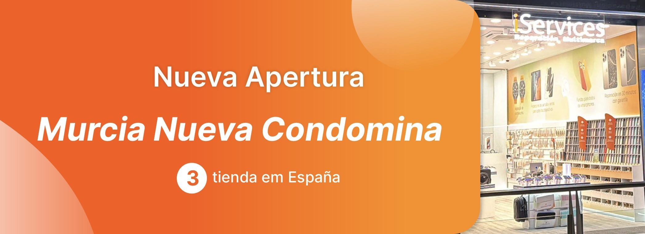 iServices Murcia Nueva Condominia con puertas abiertas