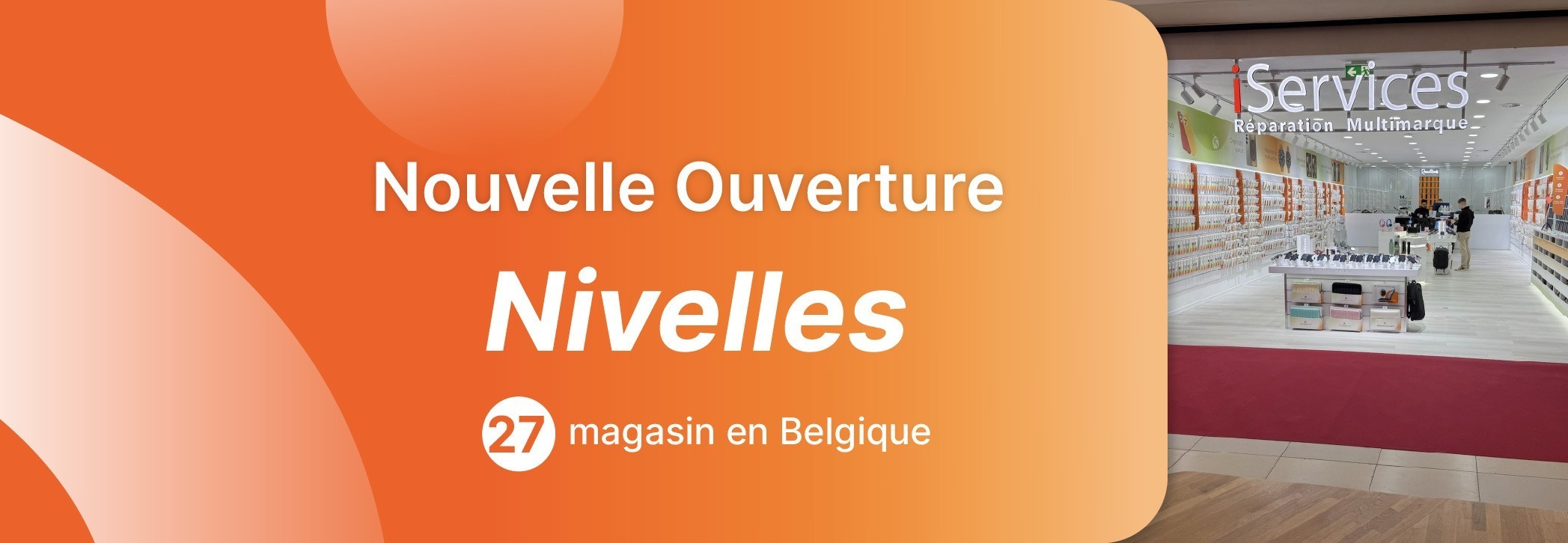 Nivelles accueille désormais une boutique iServices!