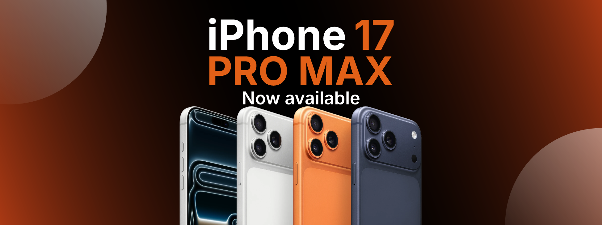 iPhone 17 Pro Max ya a la venta en iServices